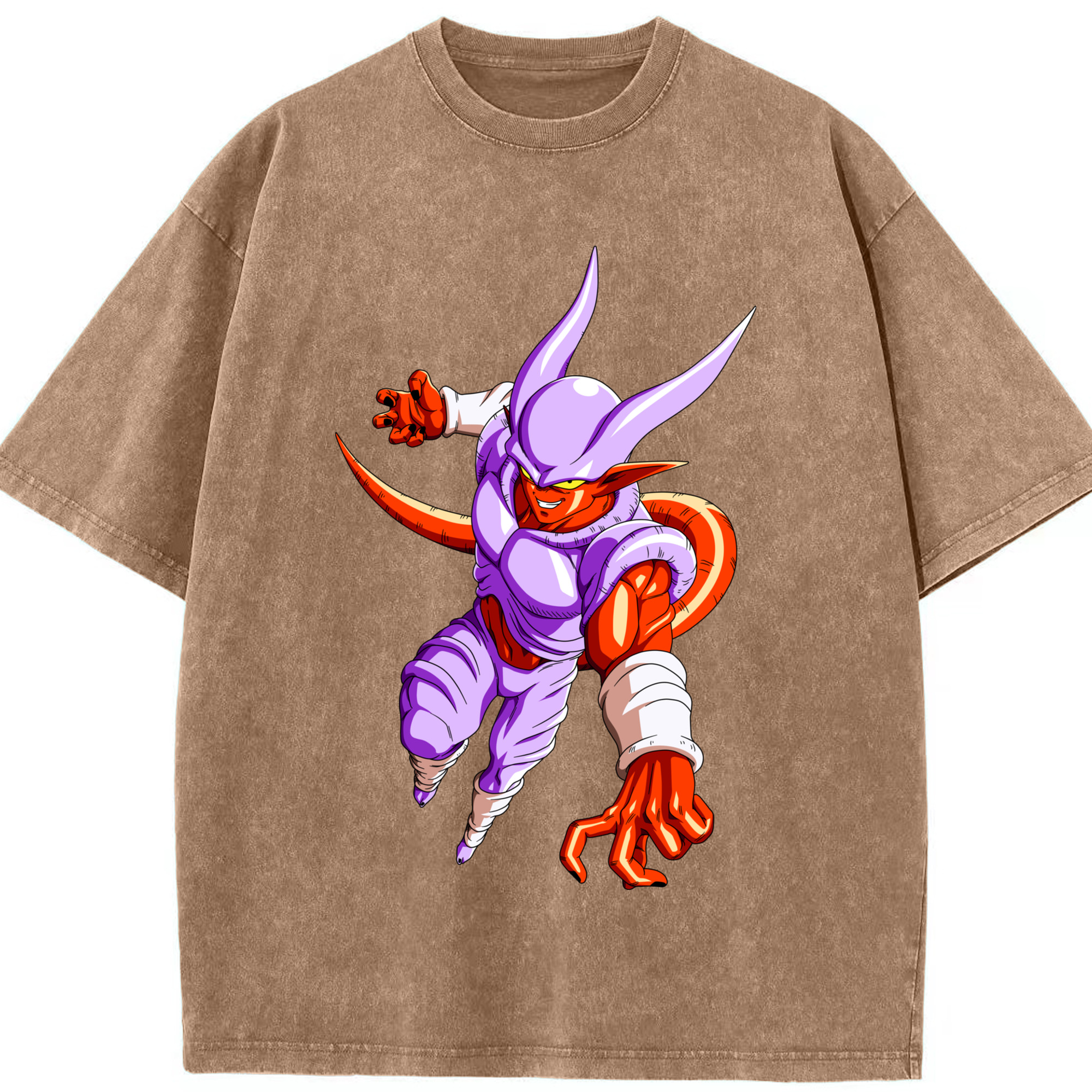 （画像用） ドラゴンボール ジャネンバ DRAGON BALL Janemba 綿100% ヴィンテージ風 半袖Tシャツ（フロントプリント）