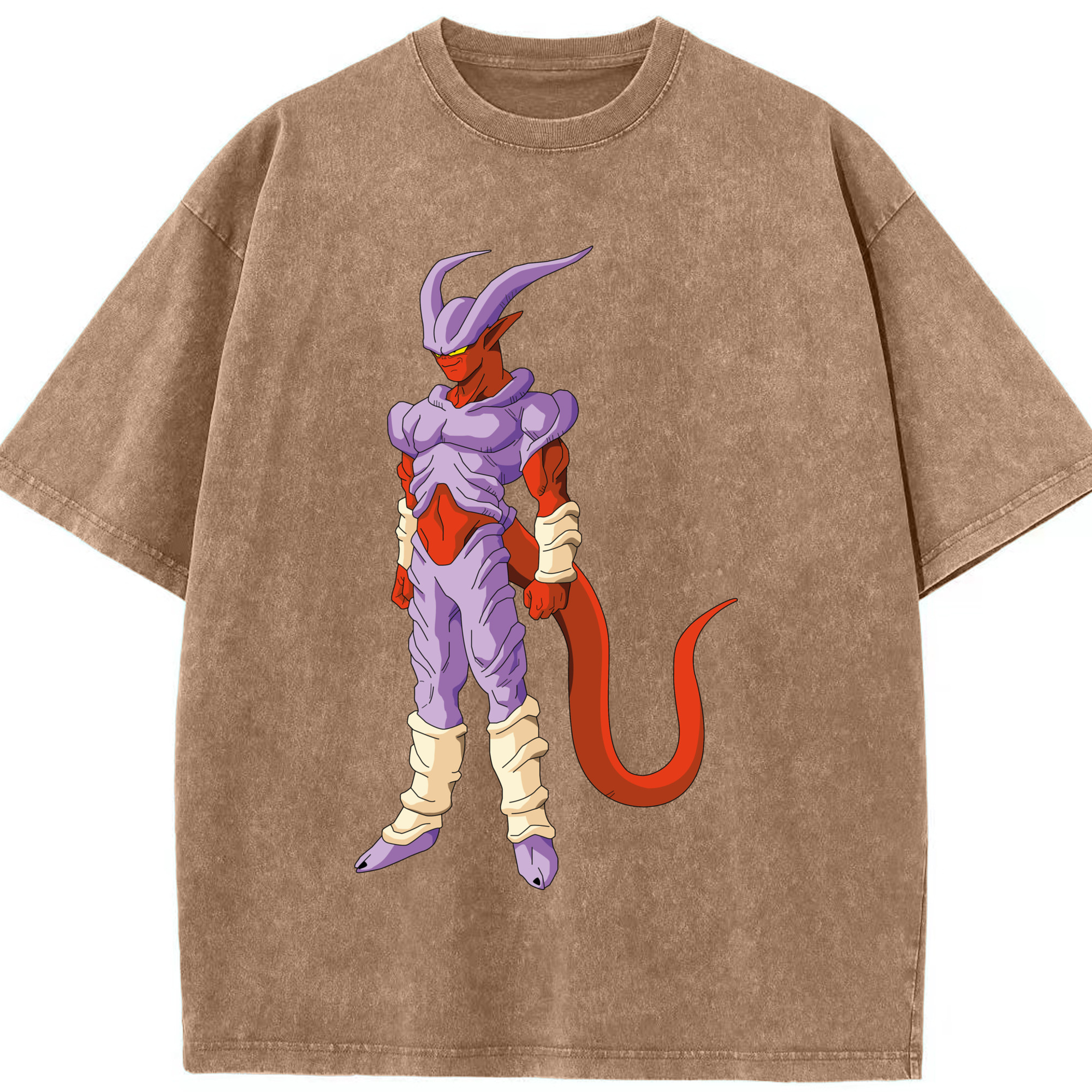 （画像用） ドラゴンボール ジャネンバ DRAGON BALL Janemba 綿100% ヴィンテージ風 半袖Tシャツ（フロントプリント）