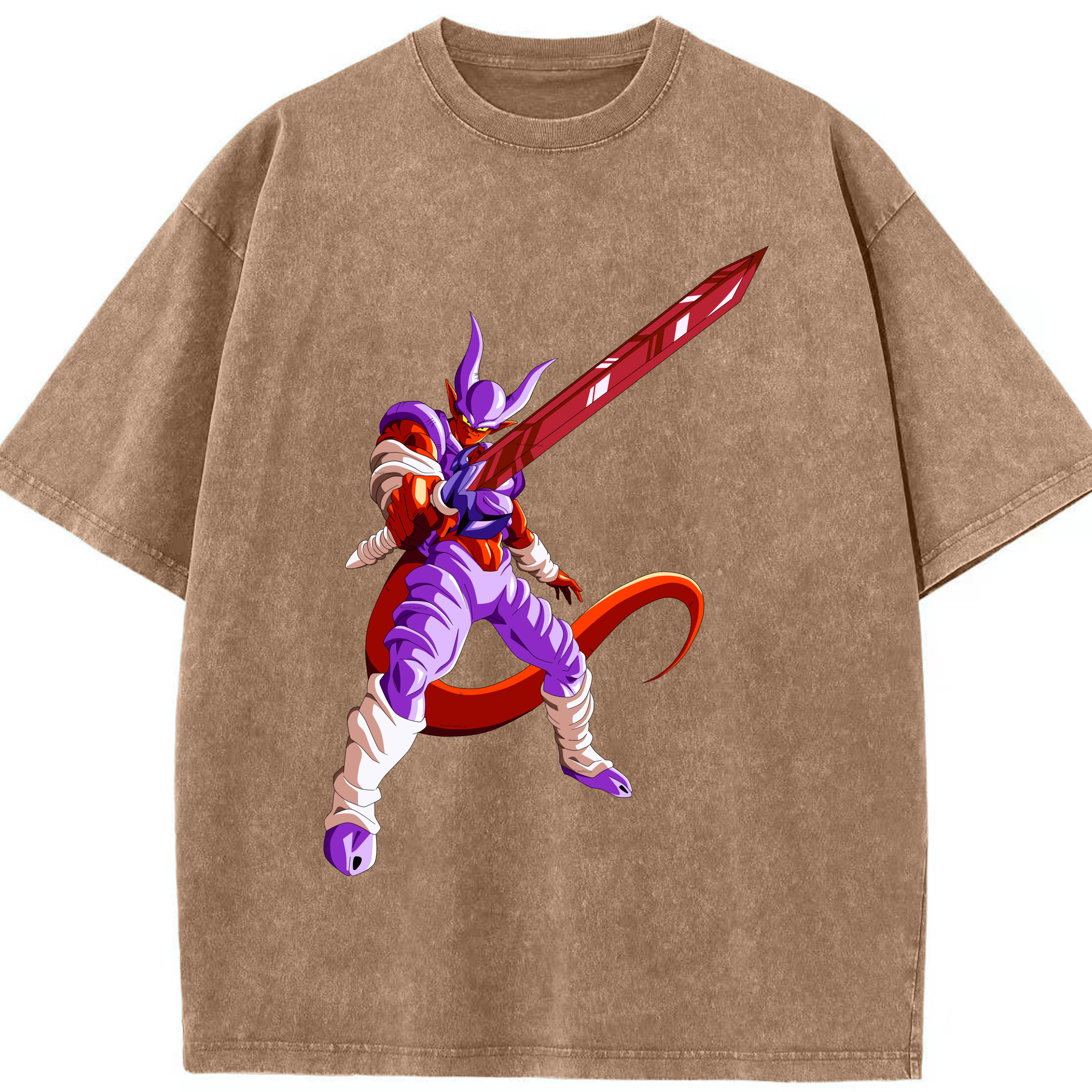 （画像用） ドラゴンボール ジャネンバ DRAGON BALL Janemba 綿100% ヴィンテージ風 半袖Tシャツ（フロントプリント）