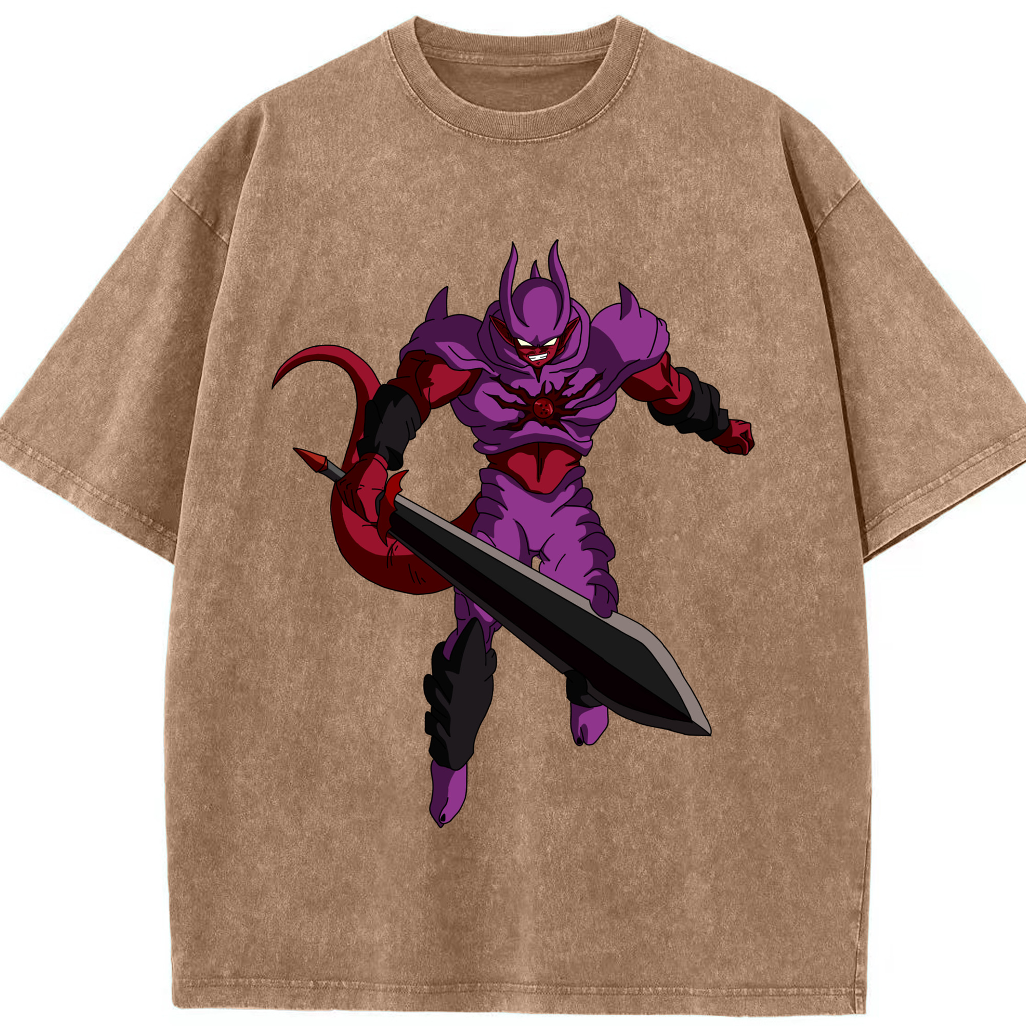 （画像用） ドラゴンボール ジャネンバ DRAGON BALL Janemba 綿100% ヴィンテージ風 半袖Tシャツ（フロントプリント）