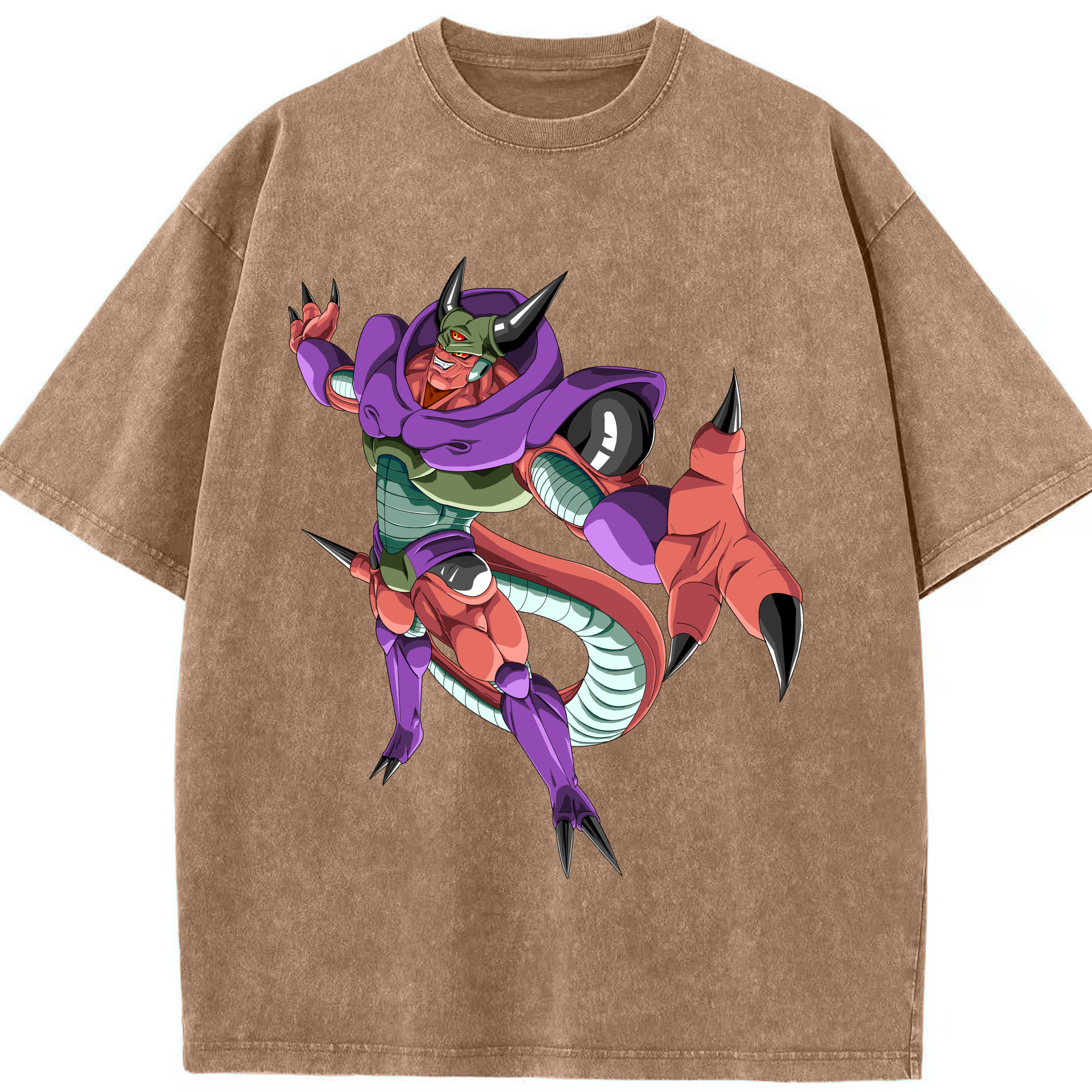 （画像用） ドラゴンボール ジャネンバ DRAGON BALL Janemba 綿100% ヴィンテージ風 半袖Tシャツ（フロントプリント）