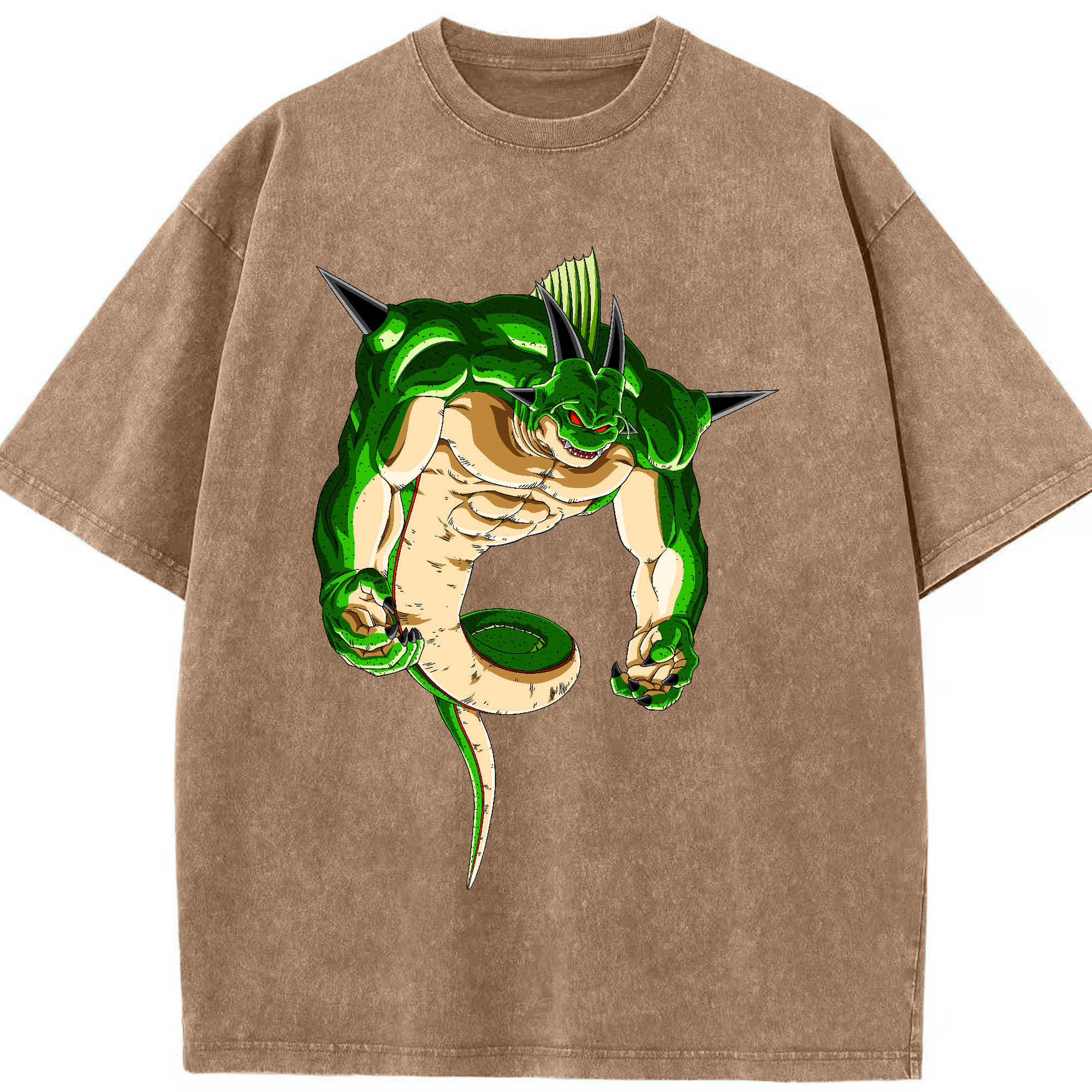 （画像用） ドラゴンボール 神龍 シェンロン DRAGON BALL Shenron 綿100% ヴィンテージ風 半袖Tシャツ（フロントプリント）