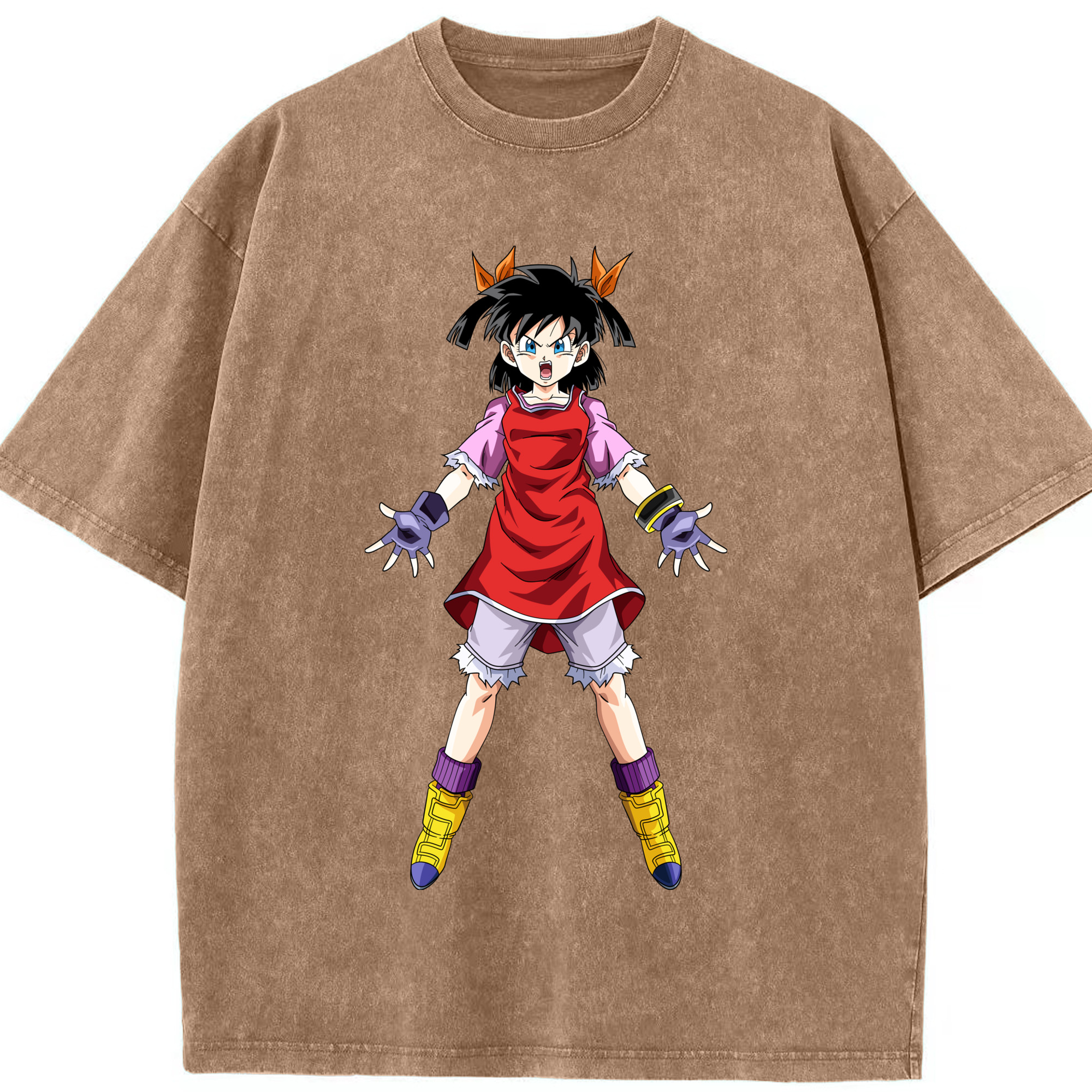 （画像用） ドラゴンボール パン DRAGON BALL Pan 綿100% ヴィンテージ風 半袖Tシャツ（フロントプリント）