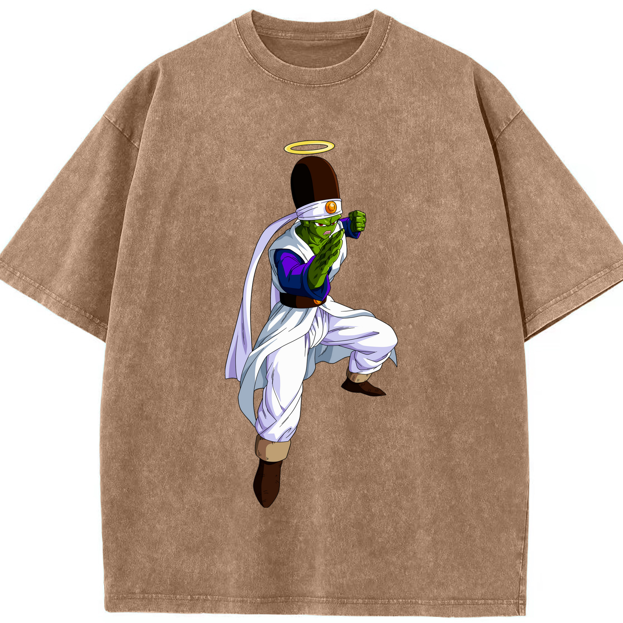 （画像用） ドラゴンボール パイクーハン DRAGON BALL Pikkon 綿100% ヴィンテージ風 半袖Tシャツ（フロントプリント）