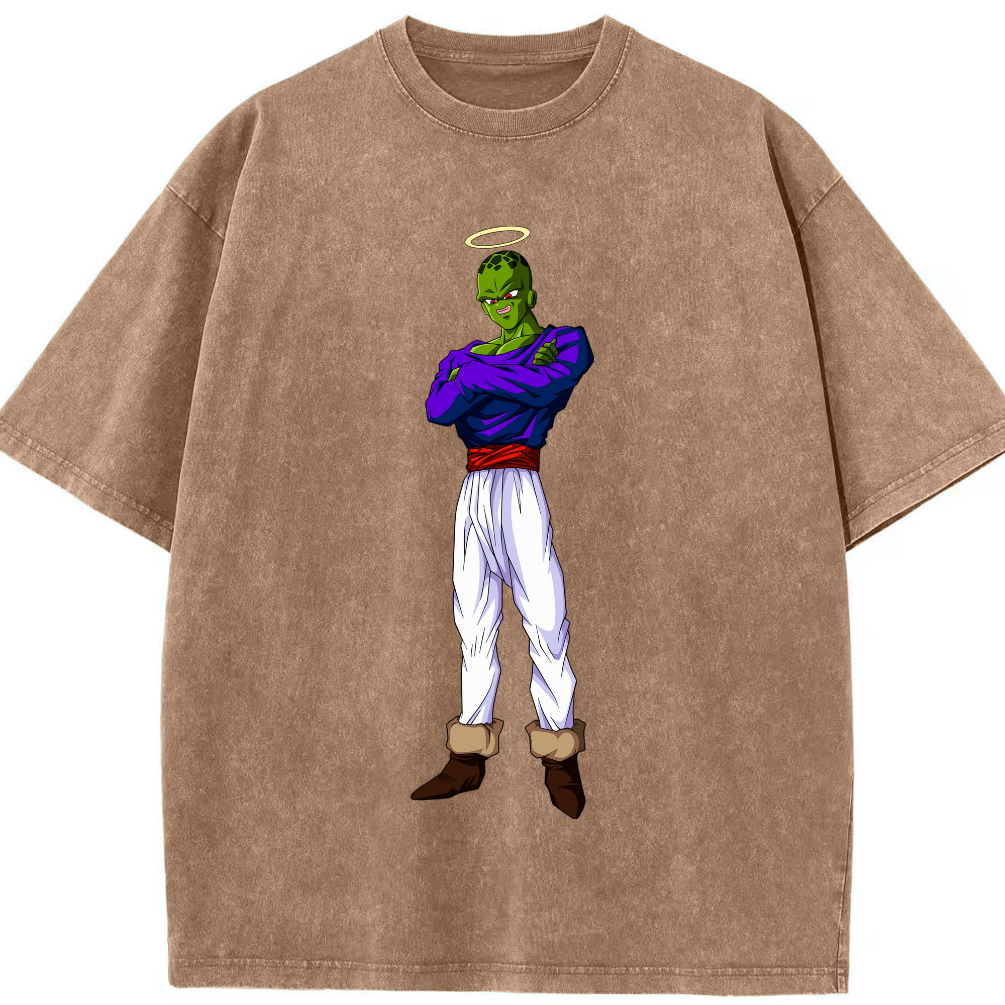 （画像用） ドラゴンボール パイクーハン DRAGON BALL Pikkon 綿100% ヴィンテージ風 半袖Tシャツ（フロントプリント）