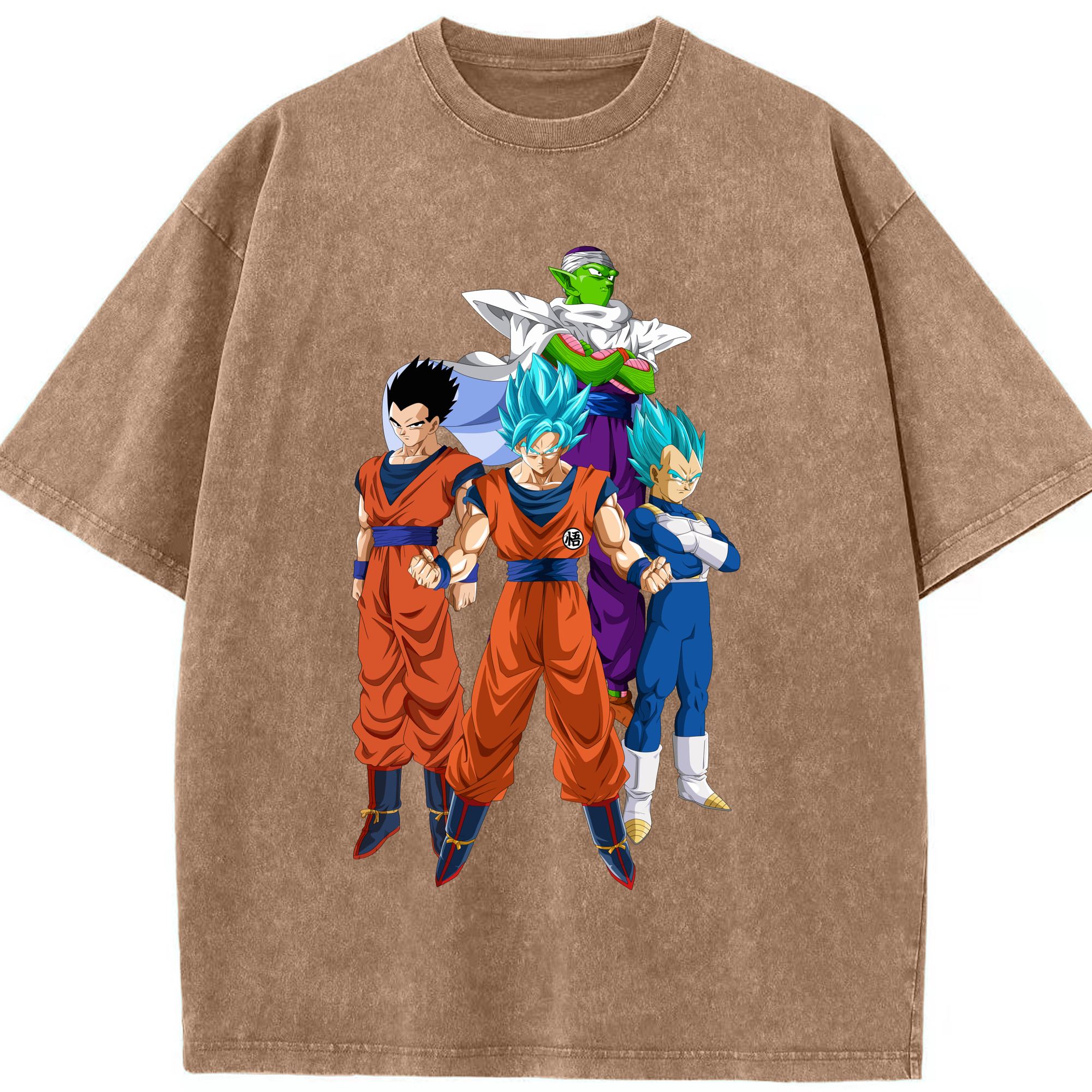 （画像用） ドラゴンボール DRAGON BALL 綿100% ヴィンテージ風 半袖Tシャツ（フロントプリント）