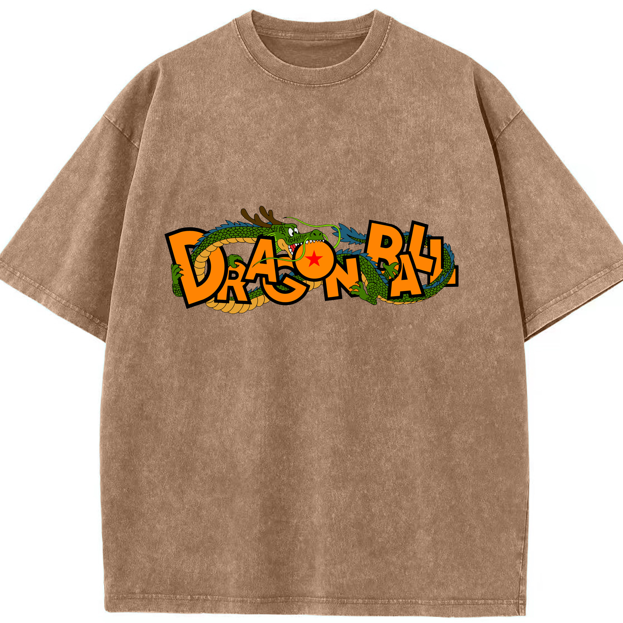 （画像用） ドラゴンボール DRAGON BALL 綿100% ヴィンテージ風 半袖Tシャツ（フロントプリント）