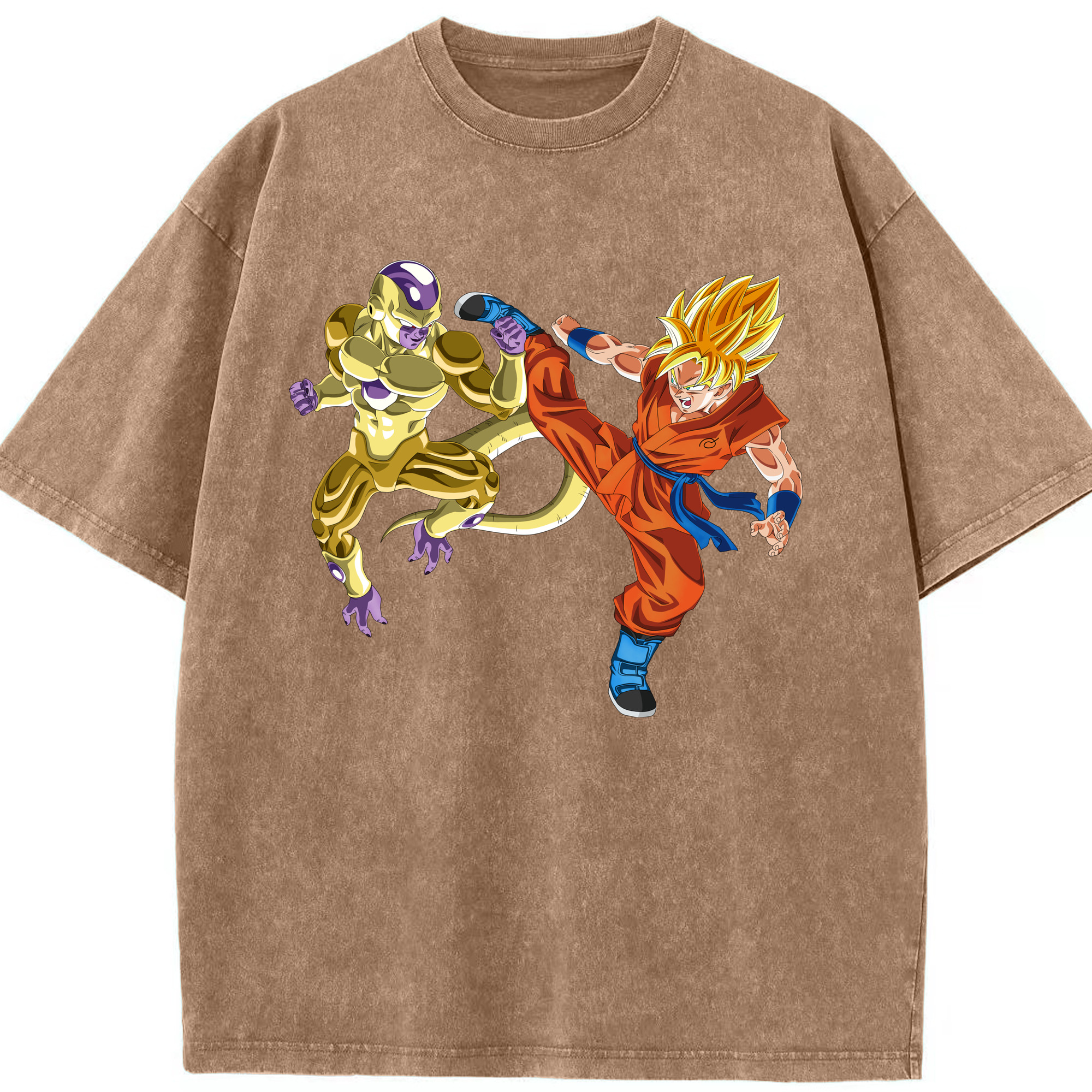 （画像用） ドラゴンボール DRAGON BALL 綿100% ヴィンテージ風 半袖Tシャツ（フロントプリント）