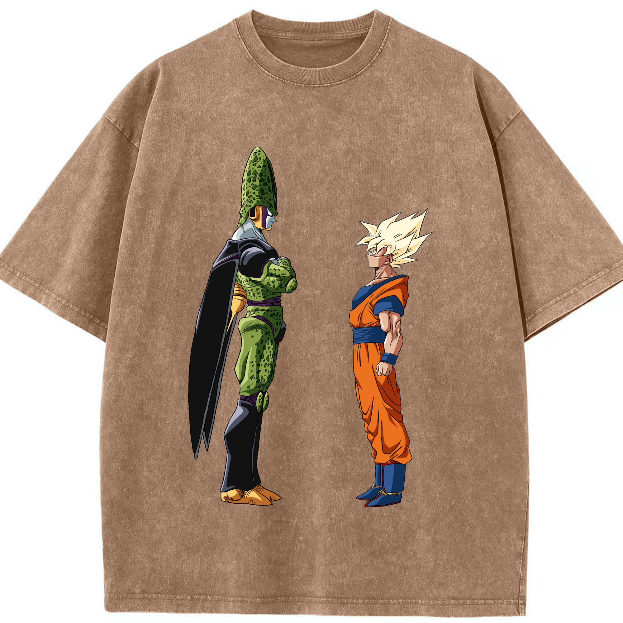 （画像用） ドラゴンボール DRAGON BALL 綿100% ヴィンテージ風 半袖Tシャツ（フロントプリント）