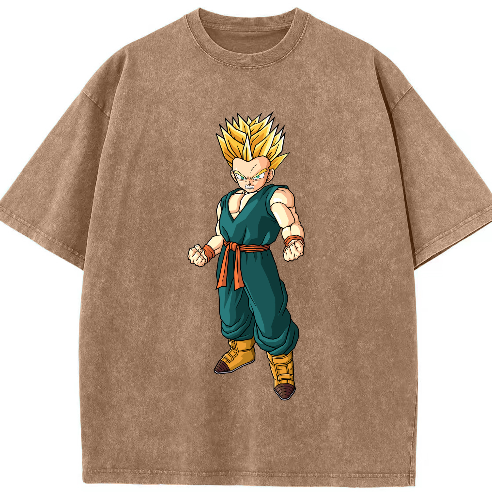 （画像用） ドラゴンボール DRAGON BALL 綿100% ヴィンテージ風 半袖Tシャツ（フロントプリント）