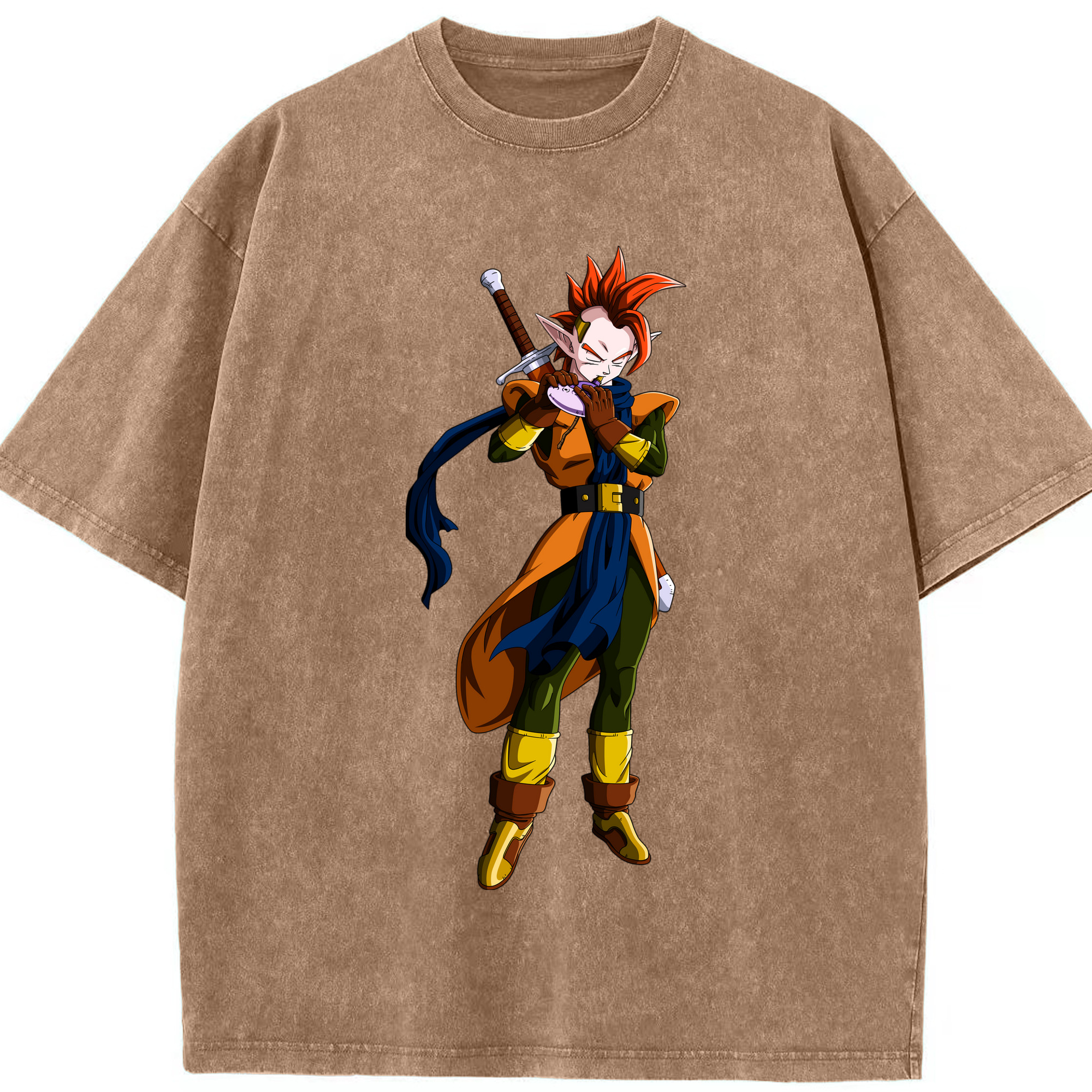 （画像用） ドラゴンボール DRAGON BALL 綿100% ヴィンテージ風 半袖Tシャツ（フロントプリント）