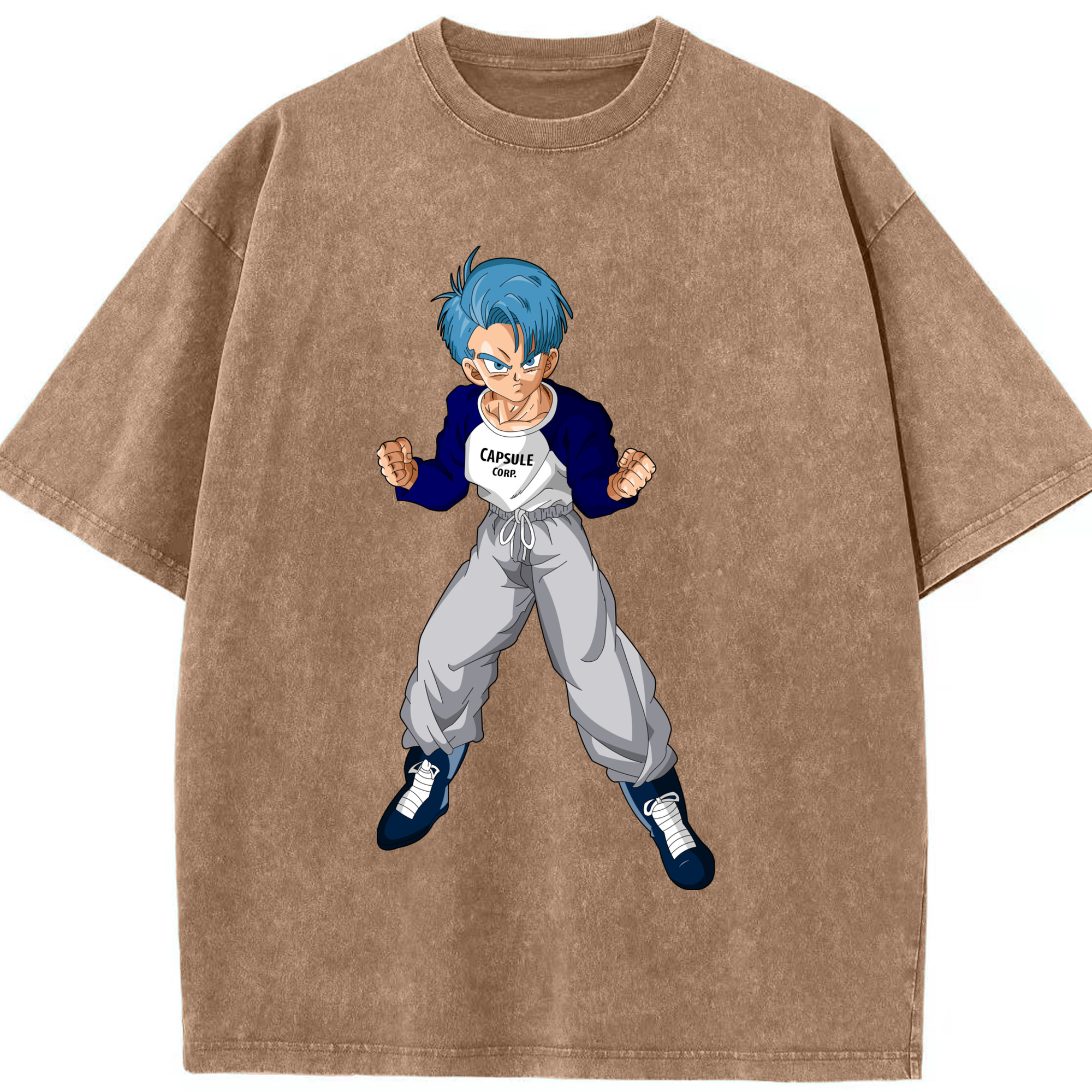 （画像用） ドラゴンボール DRAGON BALL 綿100% ヴィンテージ風 半袖Tシャツ（フロントプリント）