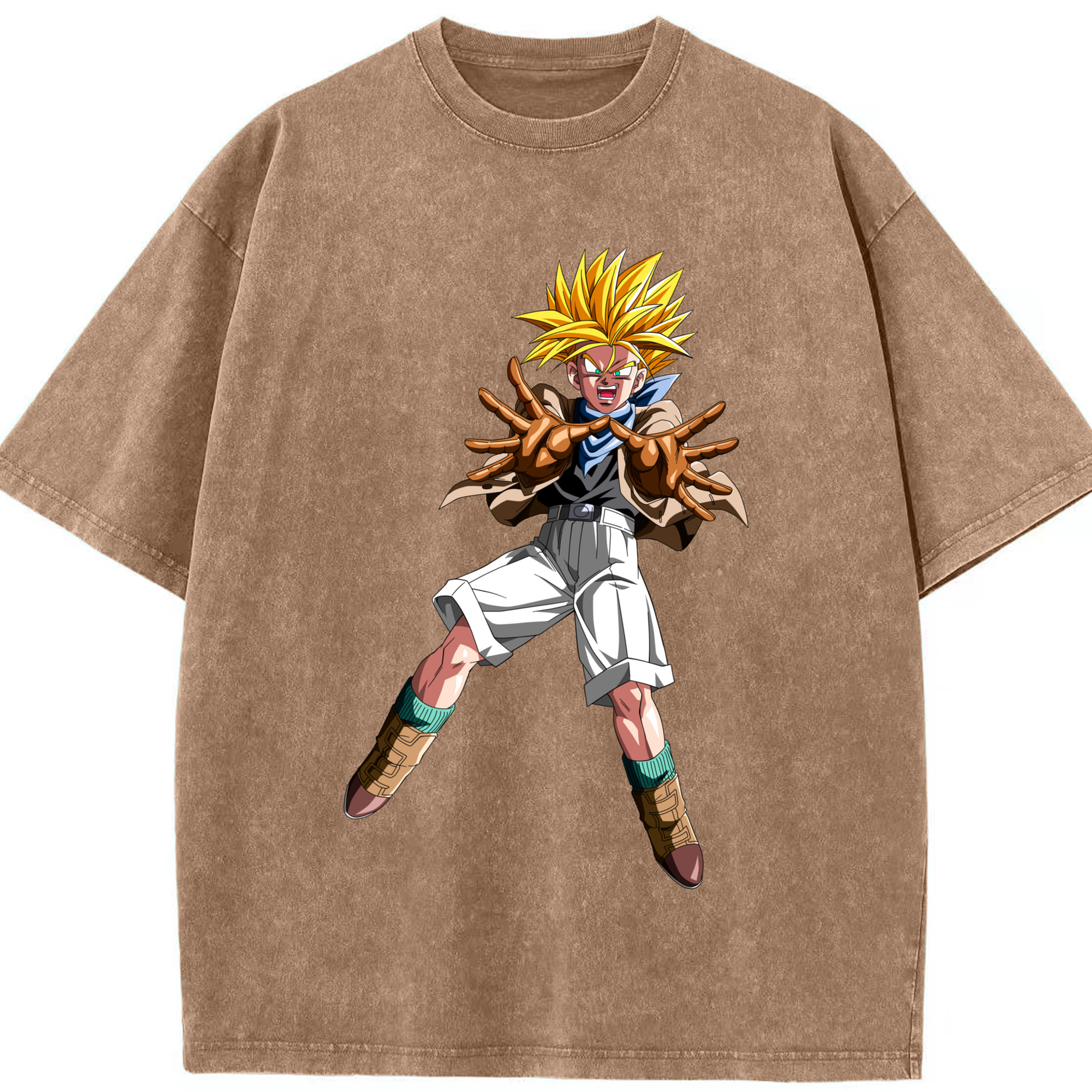 （画像用） ドラゴンボール DRAGON BALL 綿100% ヴィンテージ風 半袖Tシャツ（フロントプリント）
