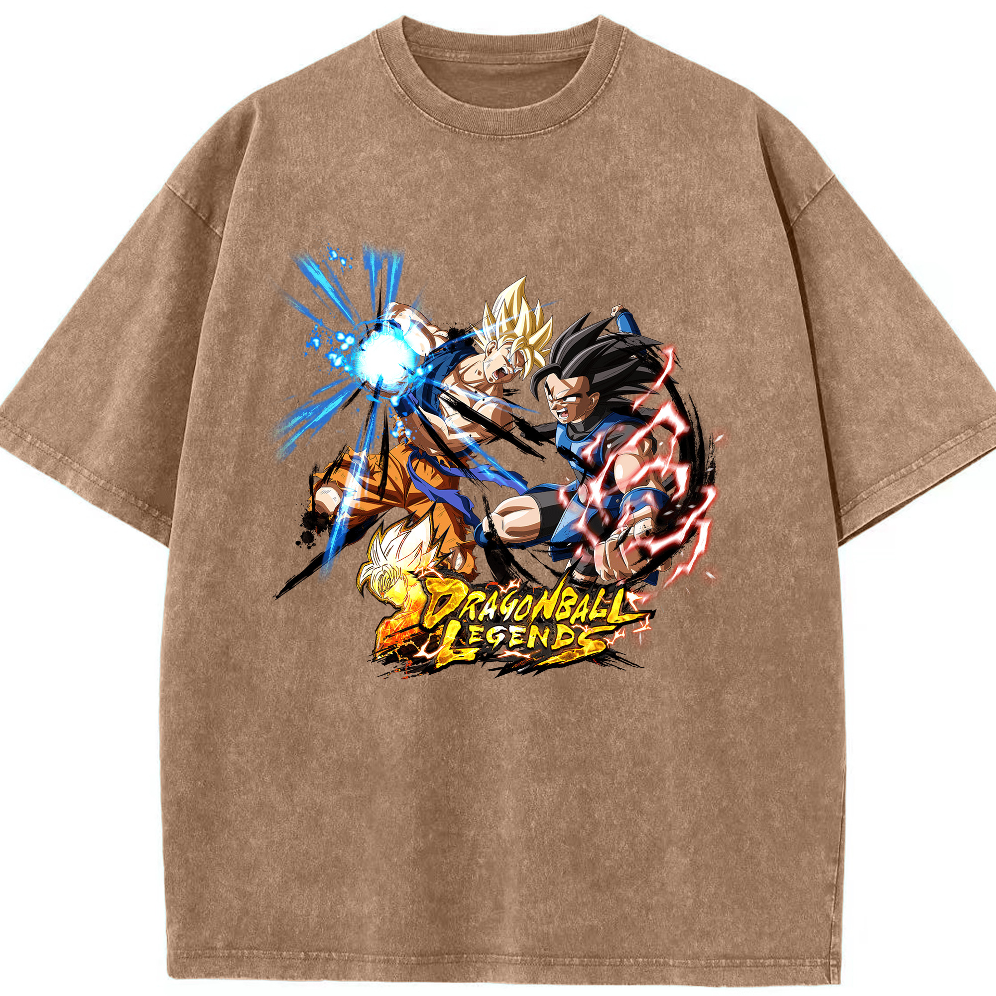 （画像用） ドラゴンボール DRAGON BALL 綿100% ヴィンテージ風 半袖Tシャツ（フロントプリント）