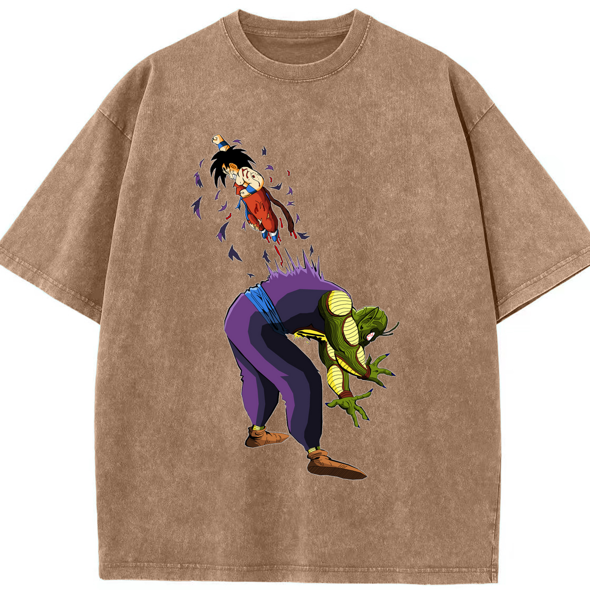 （画像用） ドラゴンボール DRAGON BALL 綿100% ヴィンテージ風 半袖Tシャツ（フロントプリント）