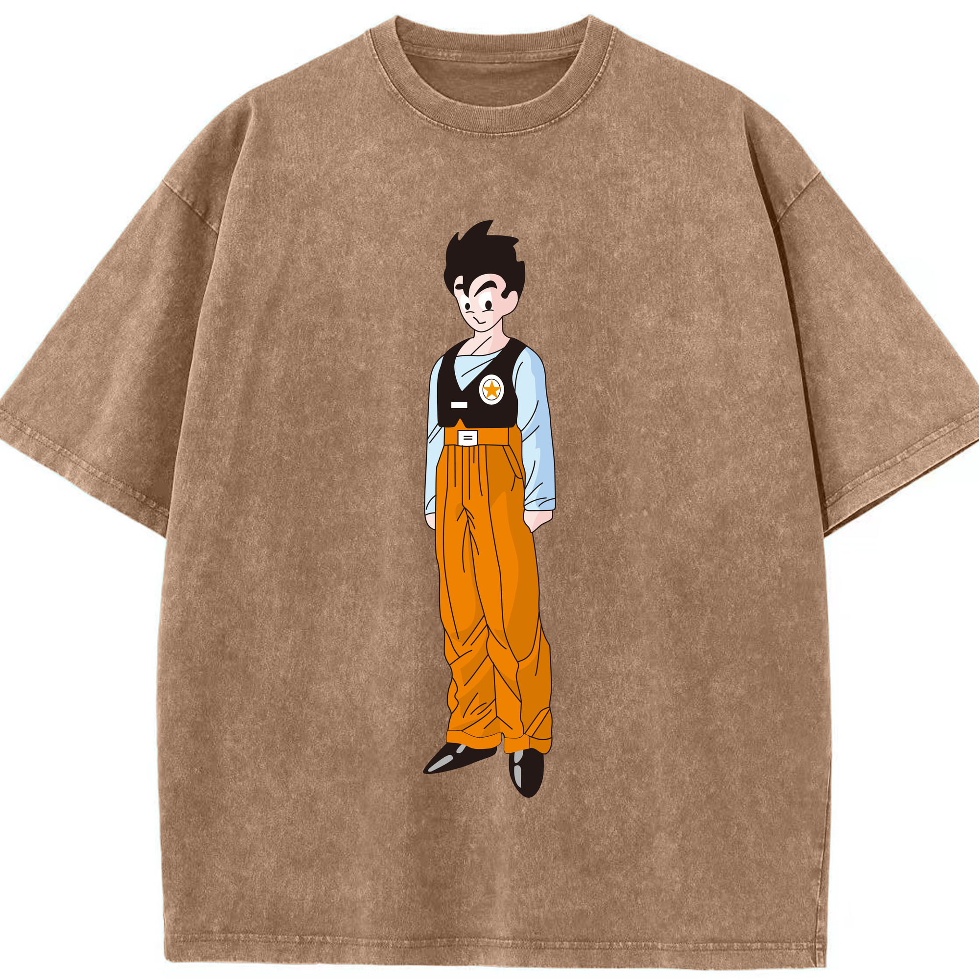 （画像用） ドラゴンボール DRAGON BALL 綿100% ヴィンテージ風 半袖Tシャツ（フロントプリント）