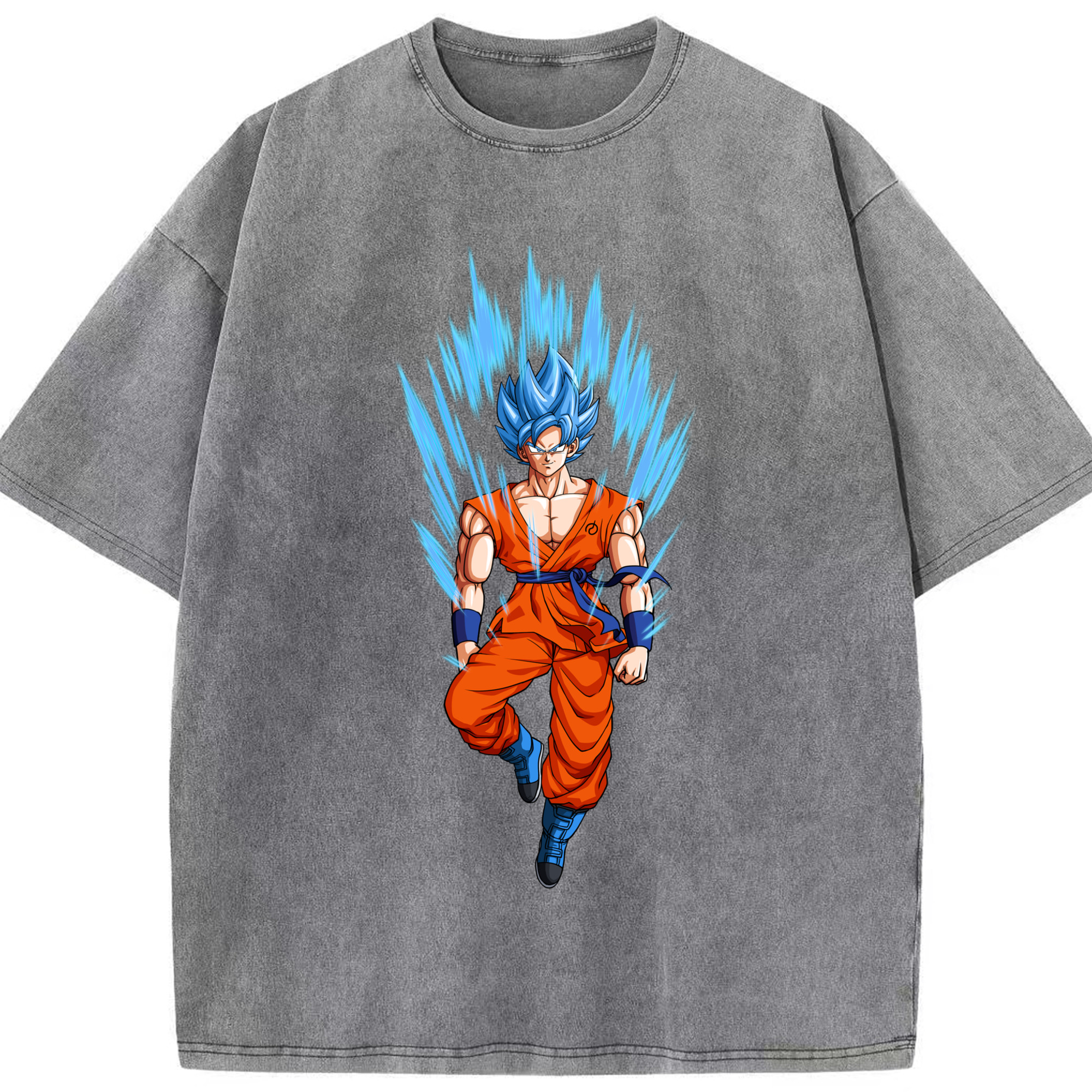 （画像用） ドラゴンボール 孫 悟飯（そんごはん）DRAGON BALL Son Gohan 綿100% ヴィンテージ風 半袖Tシャツ（フロントプリント）