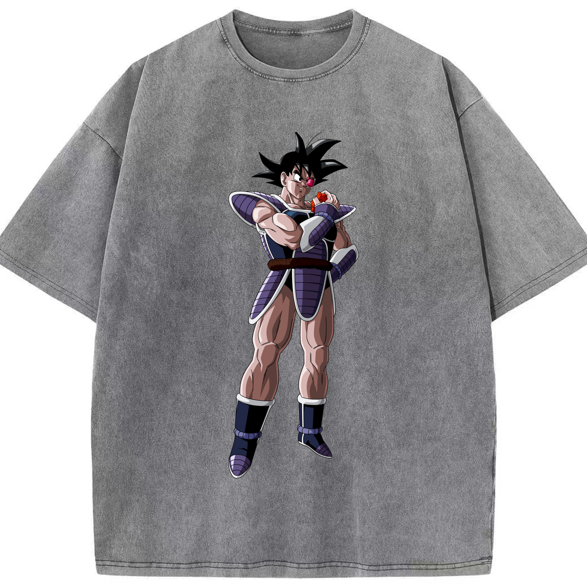 （画像用） ドラゴンボール 孫悟空（そん ごくう）Son Goku カカロット DRAGON BALL Kakarotto 綿100% ヴィンテージ風 半袖Tシャツ（フロントプリント）