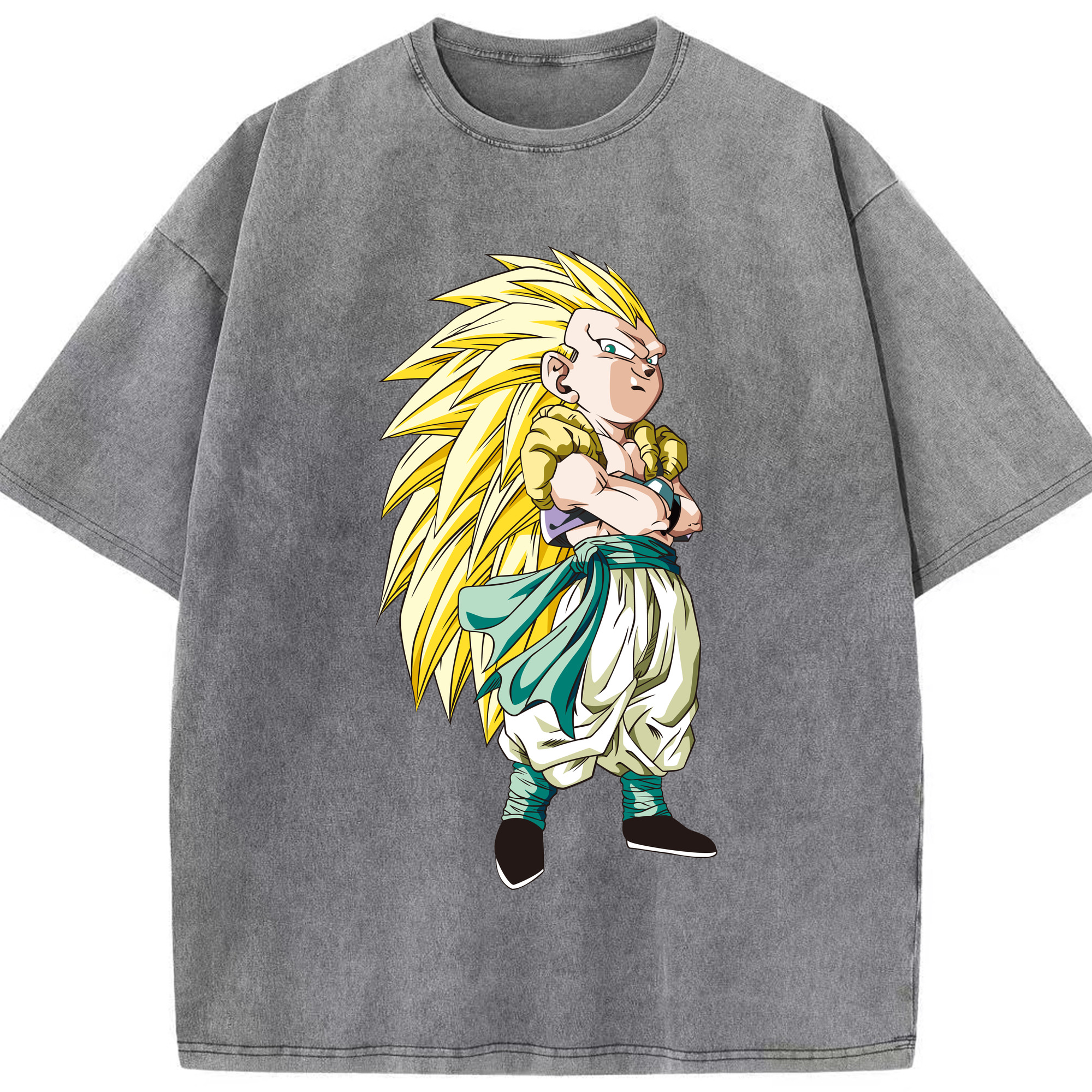 （画像用） ドラゴンボール ベジット DRAGON BALL Vegetto 綿100% ヴィンテージ風 半袖Tシャツ（フロントプリント）