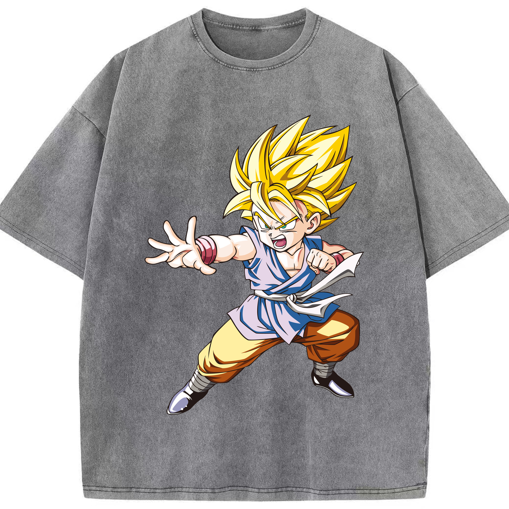 （画像用） ドラゴンボール ベジット DRAGON BALL Vegetto 綿100% ヴィンテージ風 半袖Tシャツ（フロントプリント）