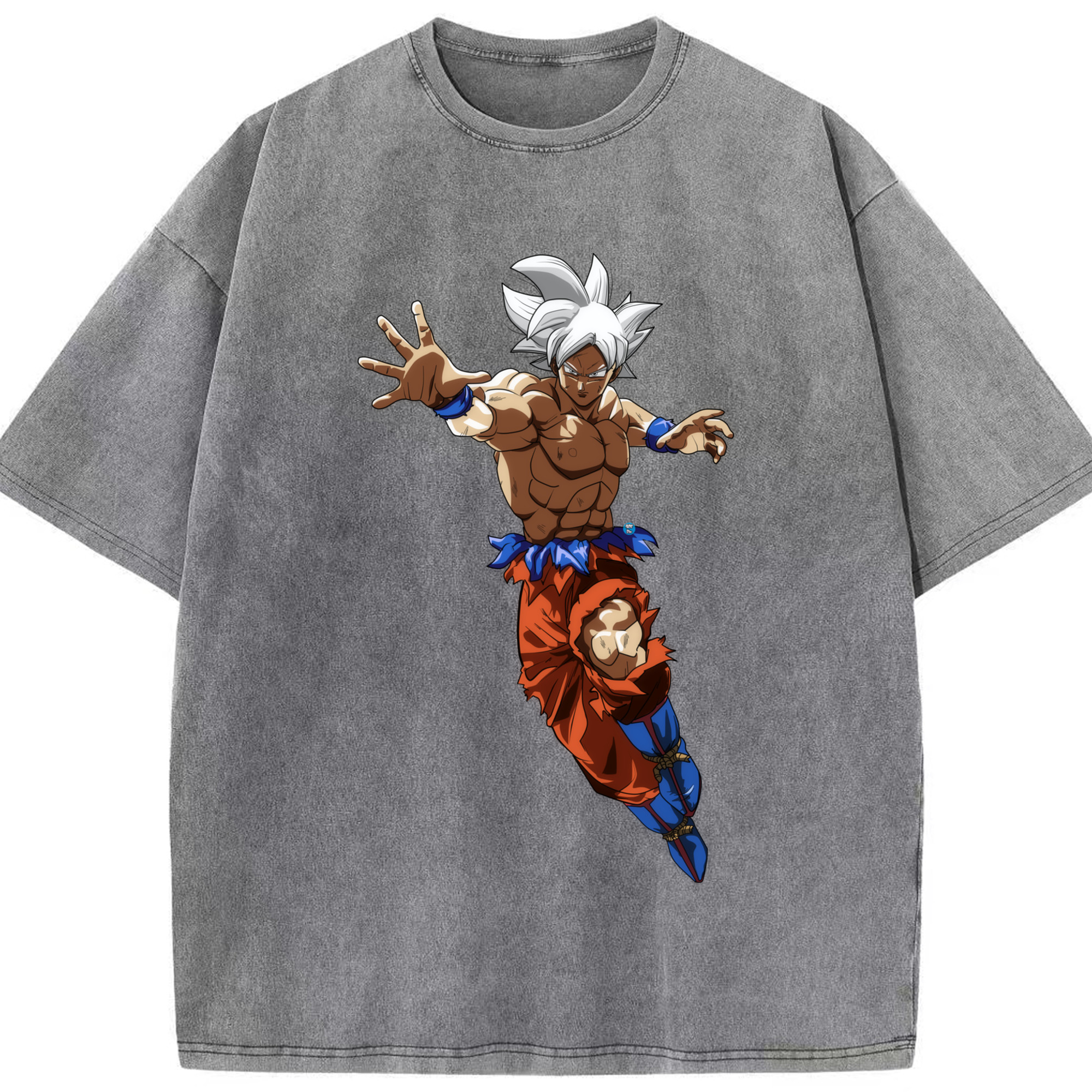 （画像用） ドラゴンボール 孫悟空（そん ごくう）Son Goku カカロット DRAGON BALL Kakarotto 綿100% ヴィンテージ風 半袖Tシャツ（フロントプリント）
