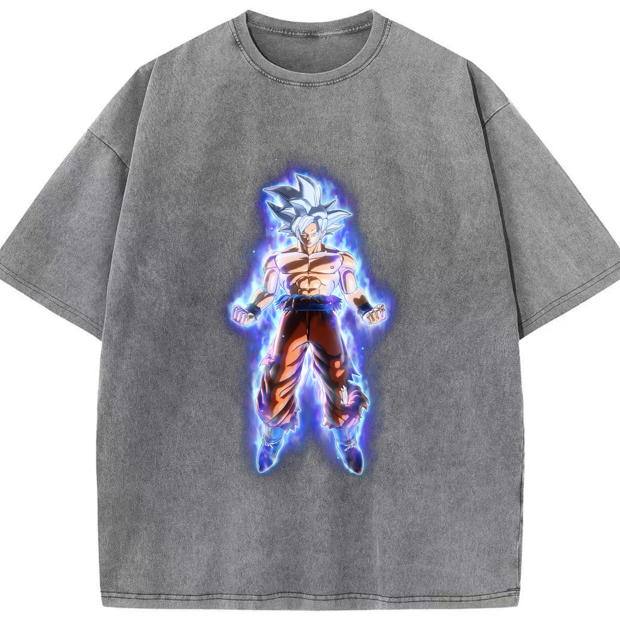 （画像用） ドラゴンボール 孫悟空（そん ごくう）Son Goku カカロット DRAGON BALL Kakarotto 綿100% ヴィンテージ風 半袖Tシャツ（フロントプリント）