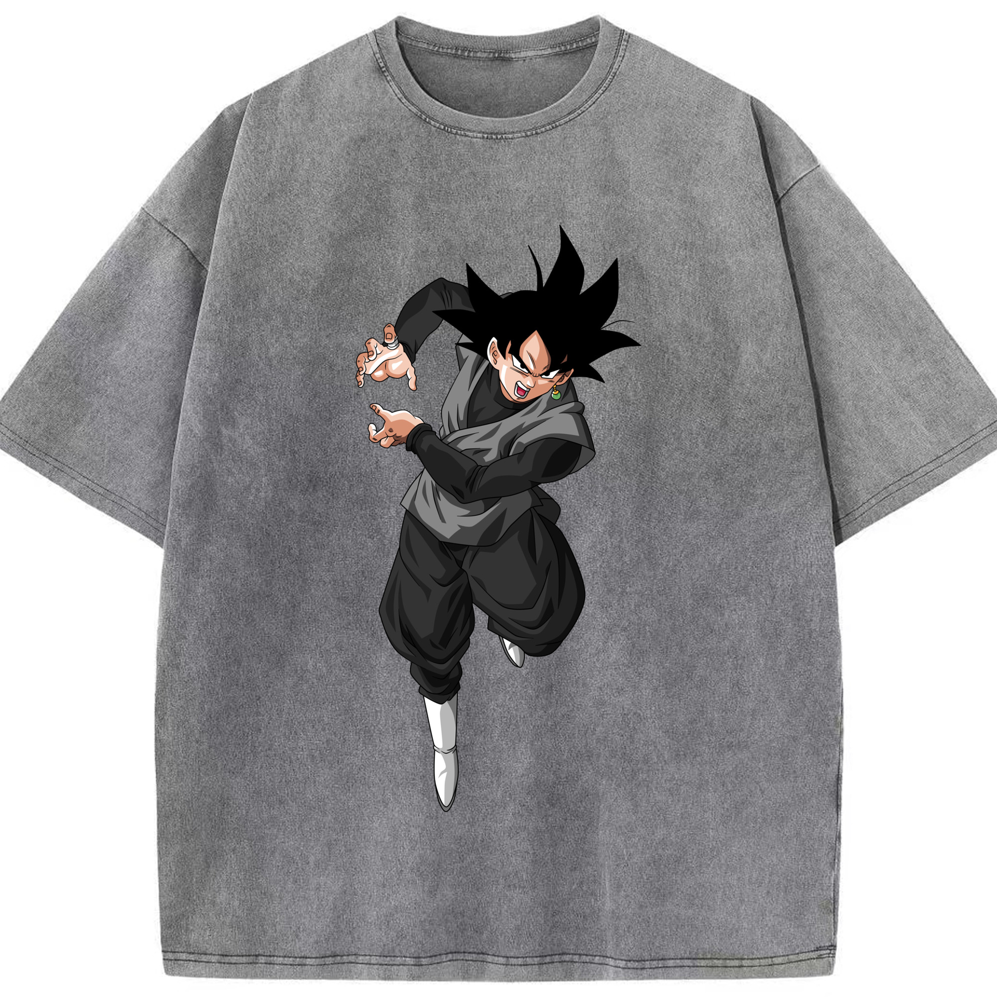 （画像用） ドラゴンボール ベジータ四世（Bejīta Yonsei）DRAGON BALL Vegeta IV 綿100% ヴィンテージ風 半袖Tシャツ（フロントプリント）
