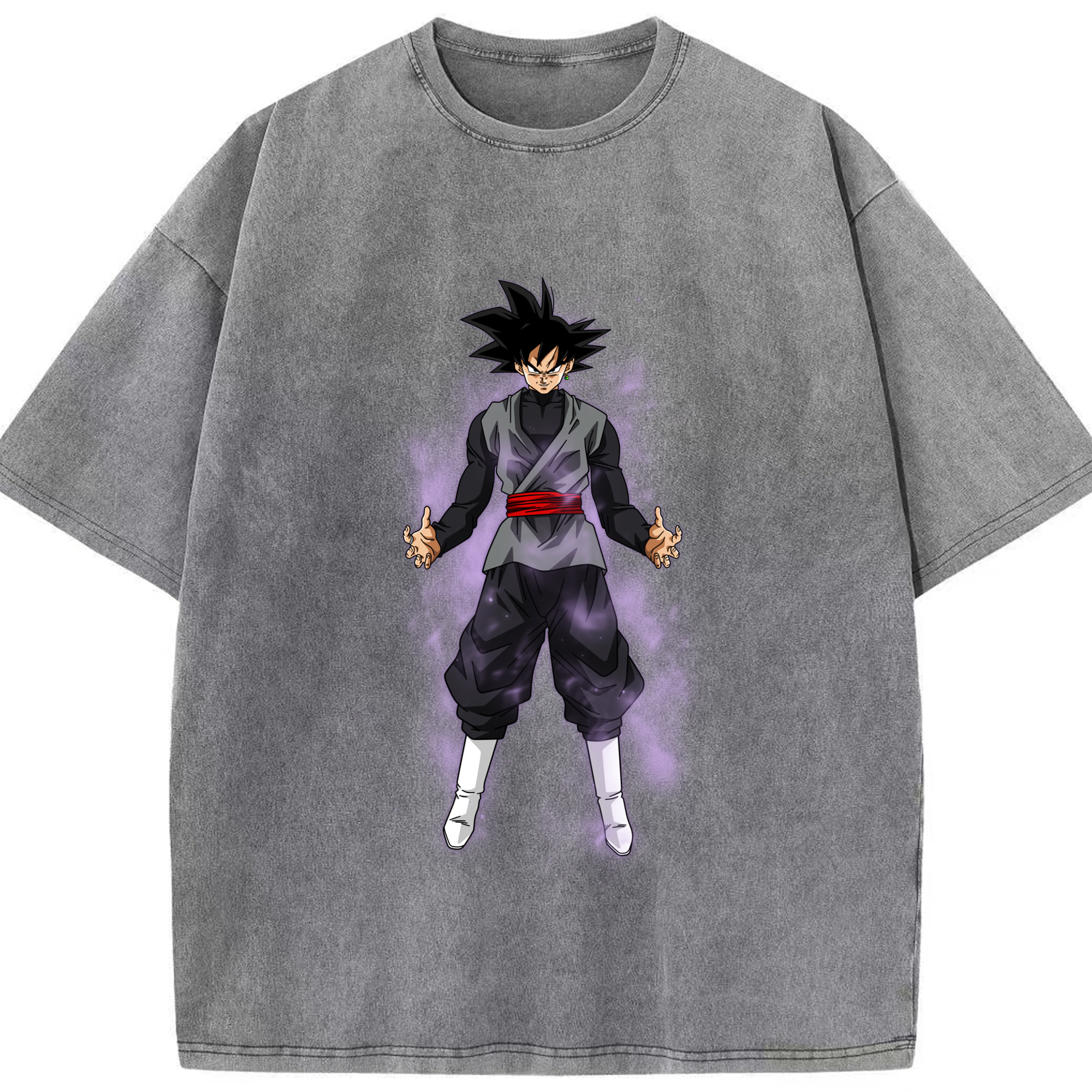 （画像用） ドラゴンボール ベジータ四世（Bejīta Yonsei）DRAGON BALL Vegeta IV 綿100% ヴィンテージ風 半袖Tシャツ（フロントプリント）