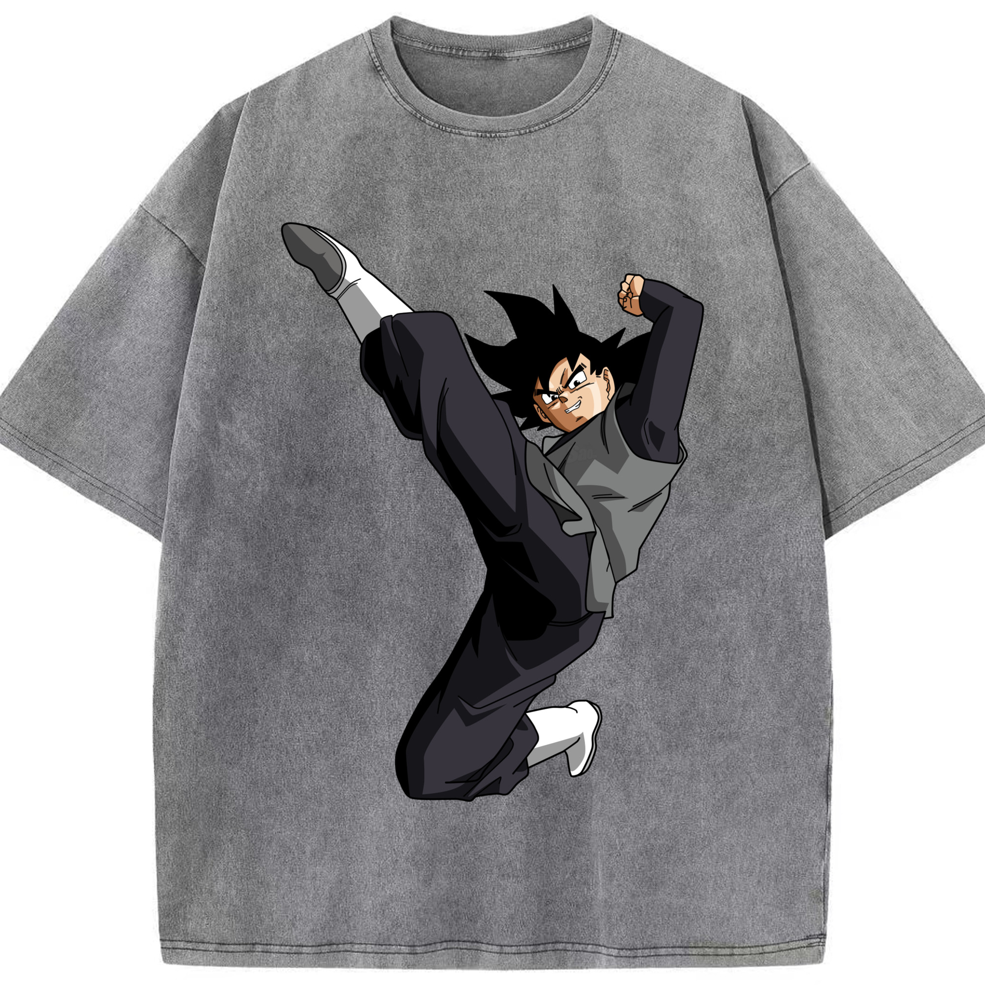 （画像用） ドラゴンボール ベジータ四世（Bejīta Yonsei）DRAGON BALL Vegeta IV 綿100% ヴィンテージ風 半袖Tシャツ（フロントプリント）