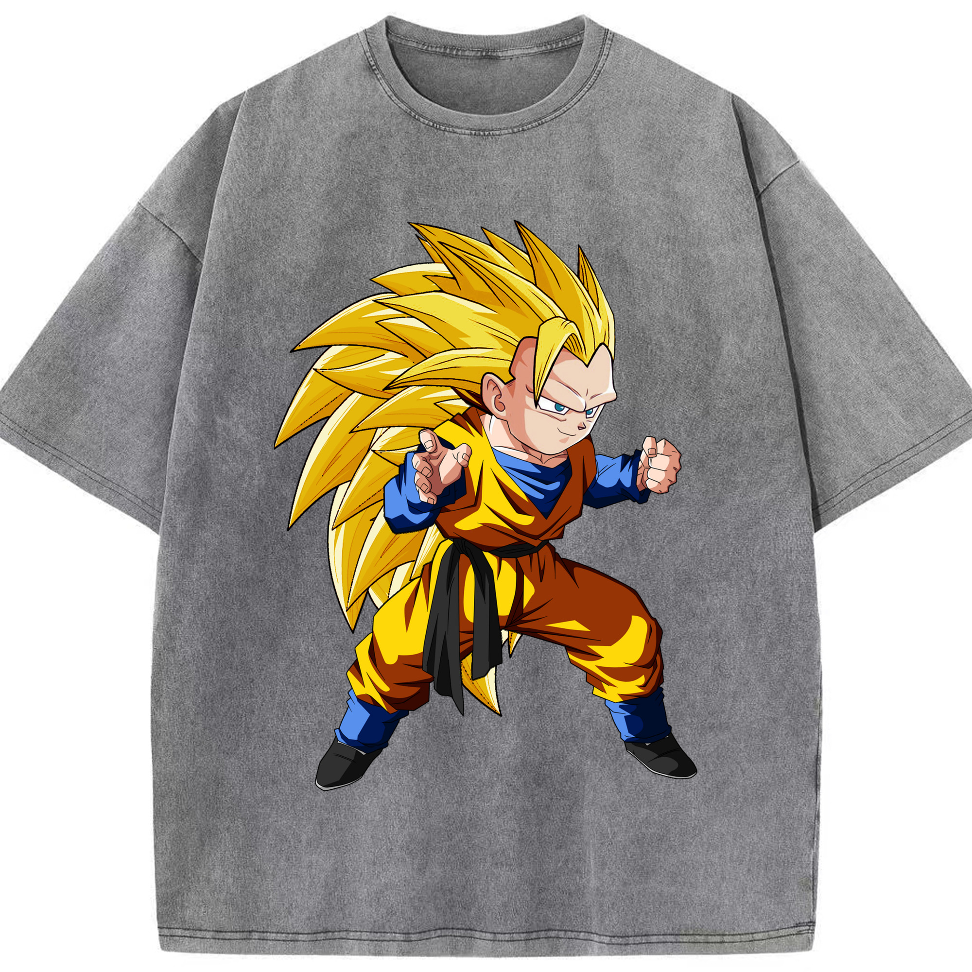 （画像用） ドラゴンボール ベジータ四世（Bejīta Yonsei）DRAGON BALL Vegeta IV 綿100% ヴィンテージ風 半袖Tシャツ（フロントプリント）