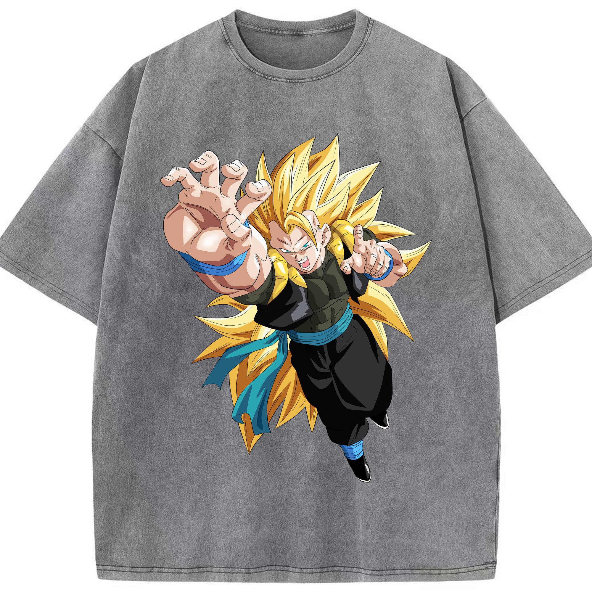 （画像用） ドラゴンボール ベジータ四世（Bejīta Yonsei）DRAGON BALL Vegeta IV 綿100% ヴィンテージ風 半袖Tシャツ（フロントプリント）