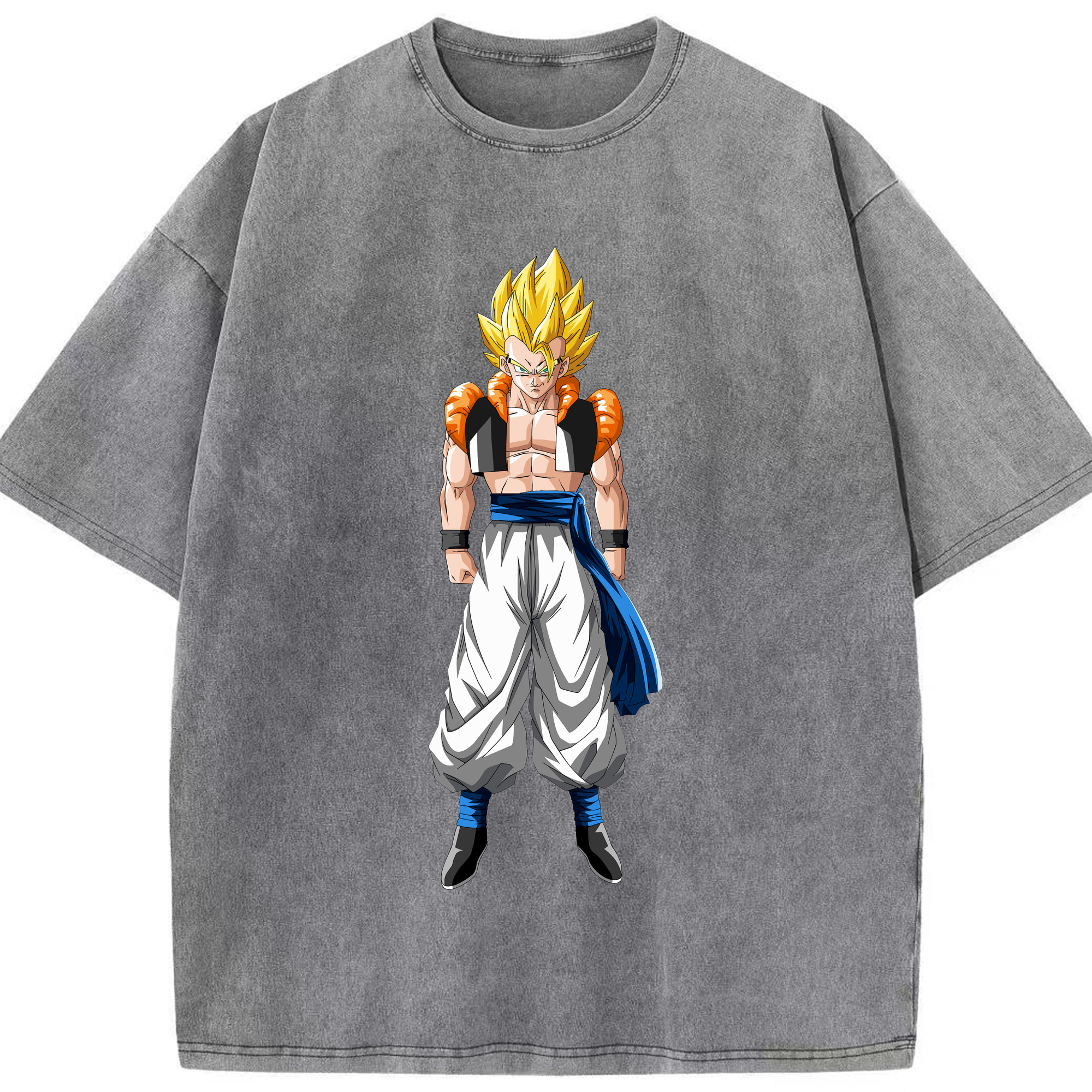 （画像用） ドラゴンボール ベジータ四世（Bejīta Yonsei）DRAGON BALL Vegeta IV 綿100% ヴィンテージ風 半袖Tシャツ（フロントプリント）