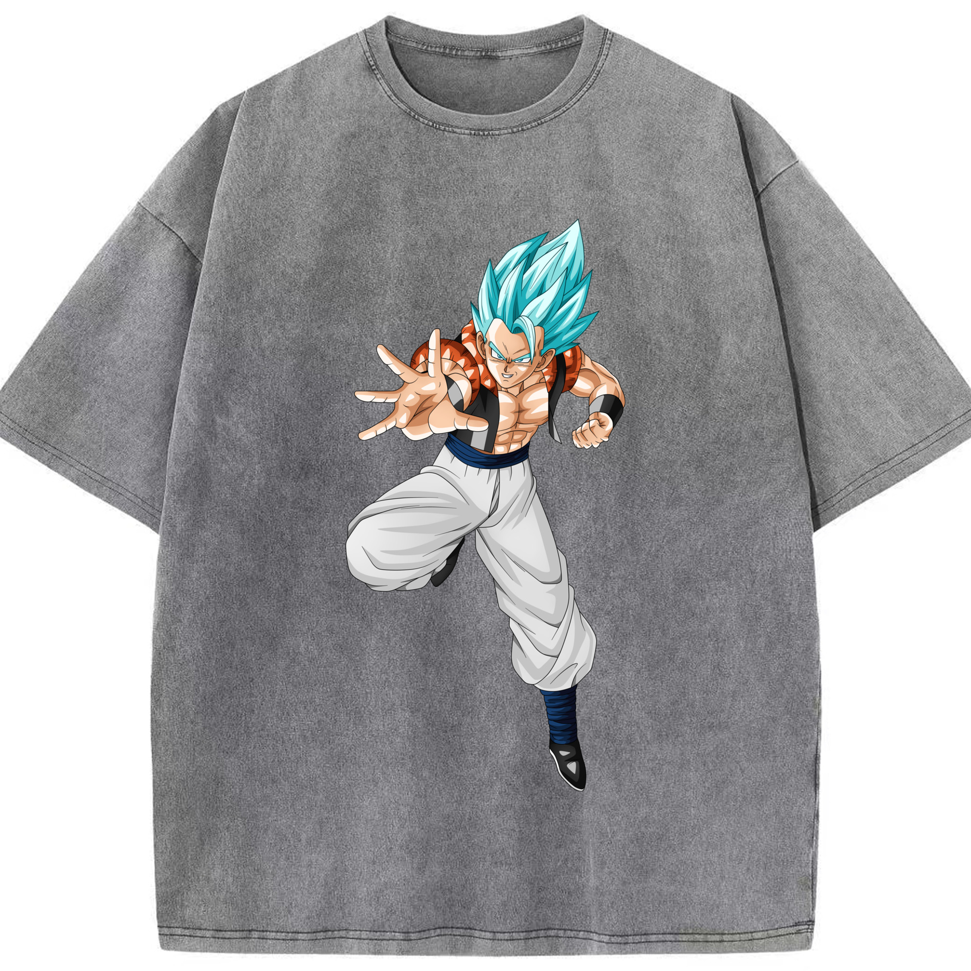 （画像用） ドラゴンボール ベジータ四世（Bejīta Yonsei）DRAGON BALL Vegeta IV 綿100% ヴィンテージ風 半袖Tシャツ（フロントプリント）
