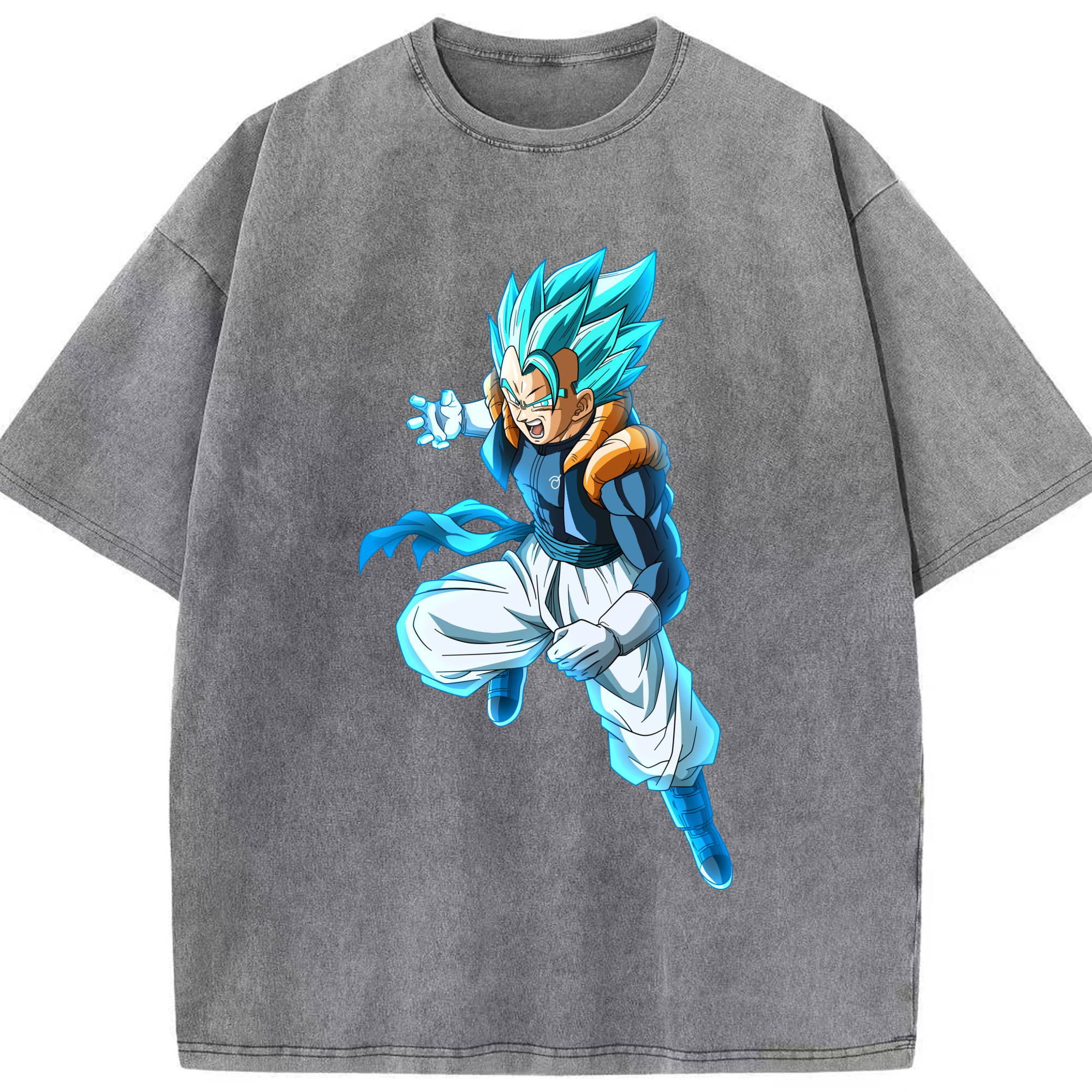 （画像用） ドラゴンボール ベジータ四世（Bejīta Yonsei）DRAGON BALL Vegeta IV 綿100% ヴィンテージ風 半袖Tシャツ（フロントプリント）