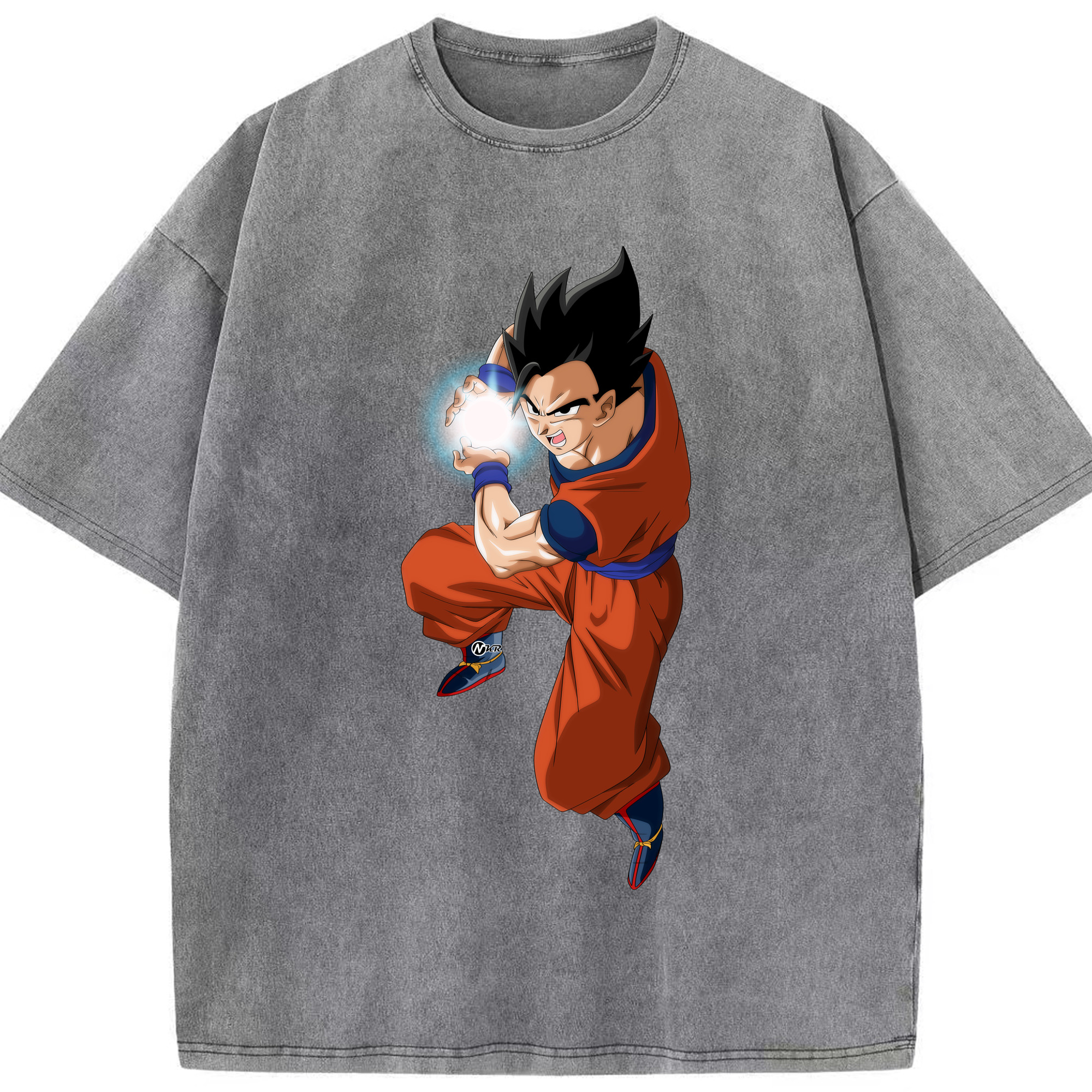 （画像用） ドラゴンボール 孫 悟飯（そんごはん）DRAGON BALL Son Gohan 綿100% ヴィンテージ風 半袖Tシャツ（フロントプリント）