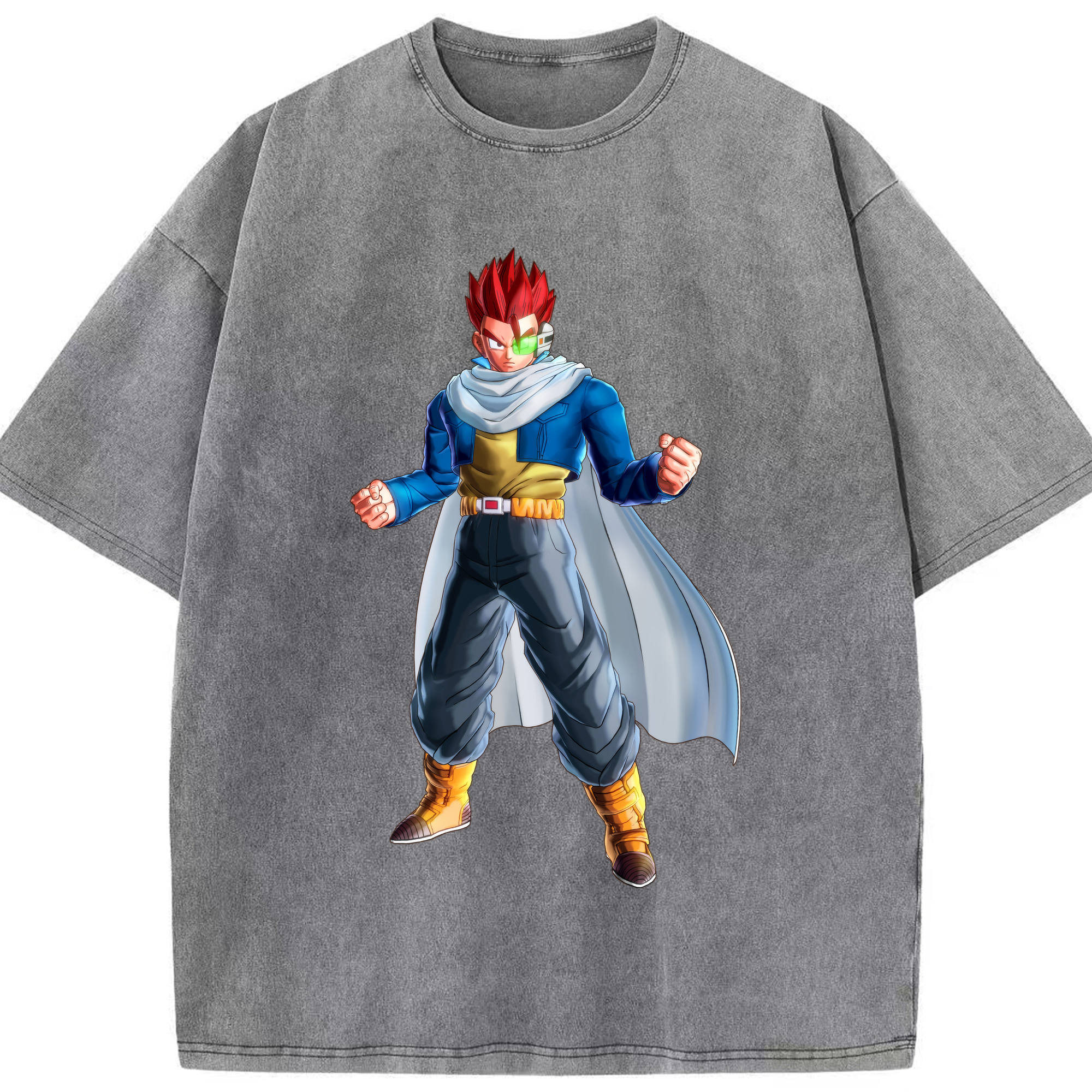 （画像用） ドラゴンボール 孫 悟飯（そんごはん）DRAGON BALL Son Gohan 綿100% ヴィンテージ風 半袖Tシャツ（フロントプリント）