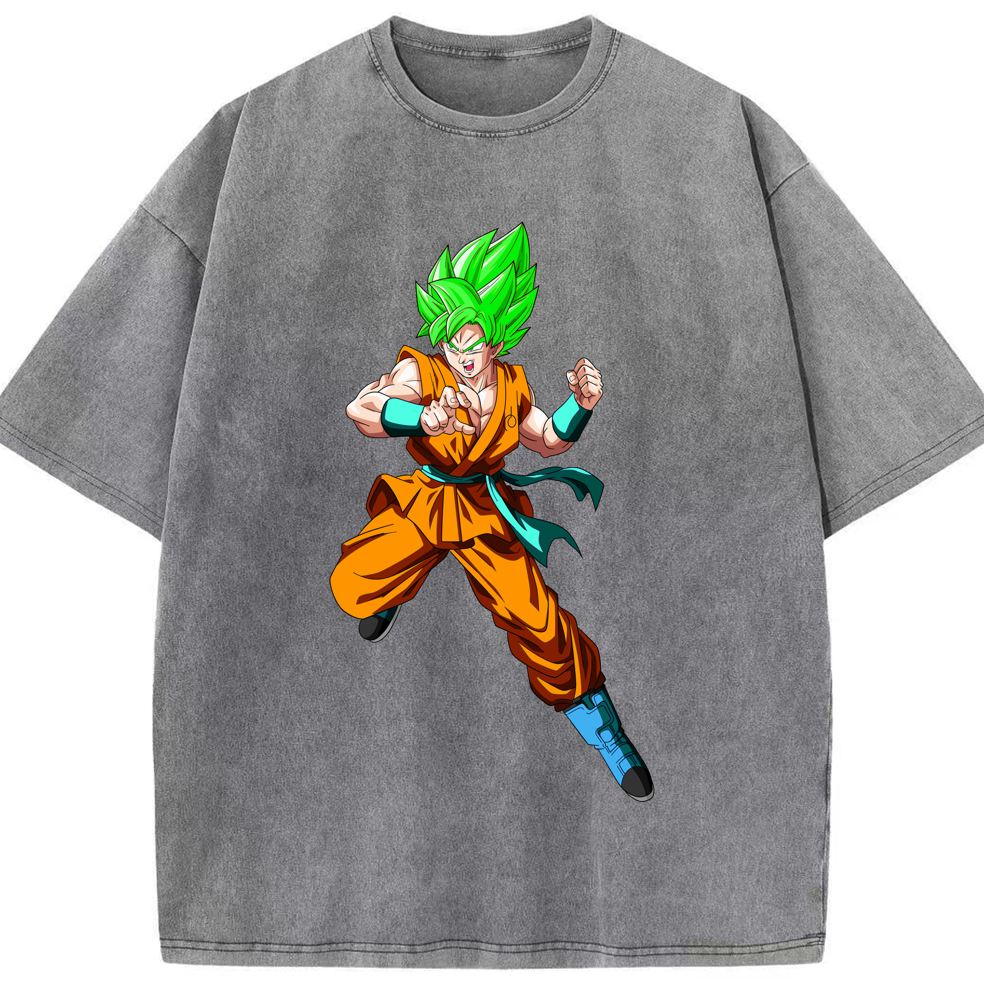 （画像用） ドラゴンボール 孫 悟飯（そんごはん）DRAGON BALL Son Gohan 綿100% ヴィンテージ風 半袖Tシャツ（フロントプリント）