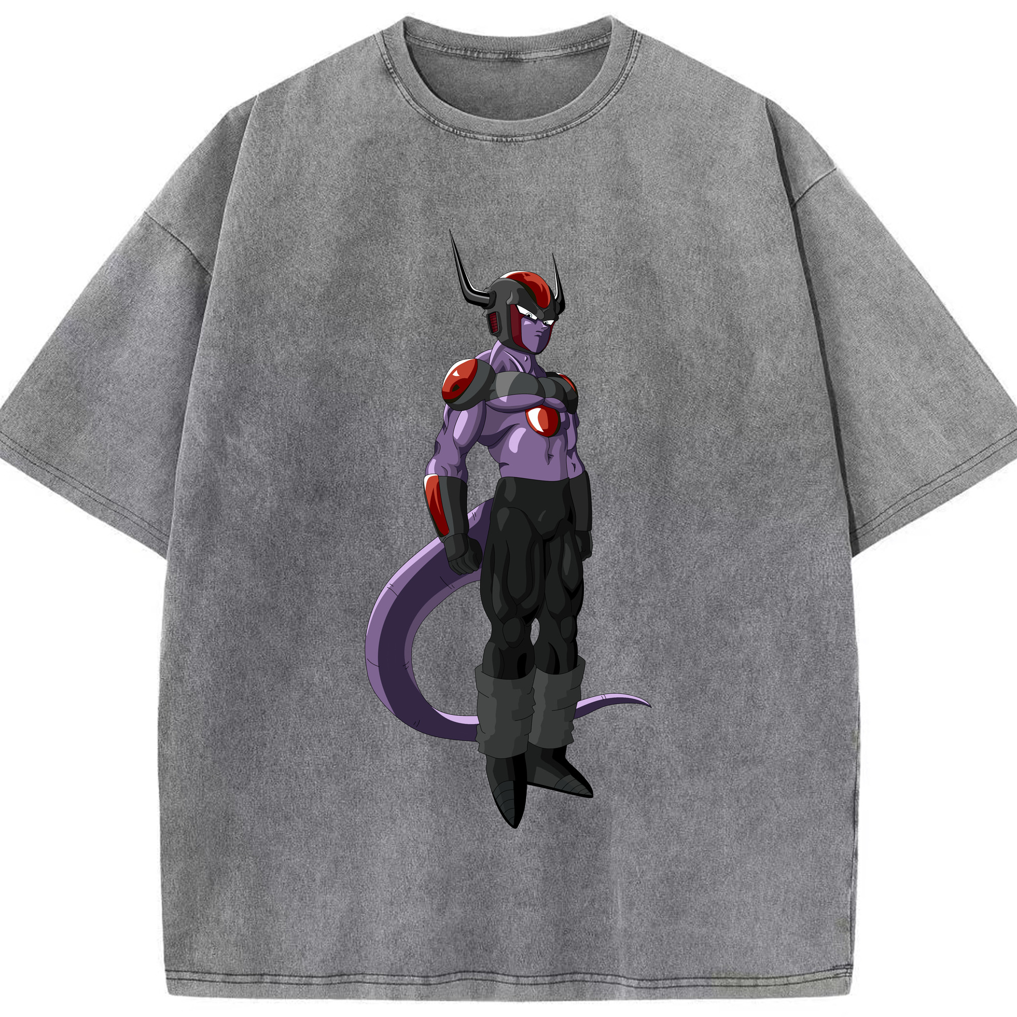 （画像用） ドラゴンボール フリーザ DRAGON BALL Frieza 綿100% ヴィンテージ風 半袖Tシャツ（フロントプリント）