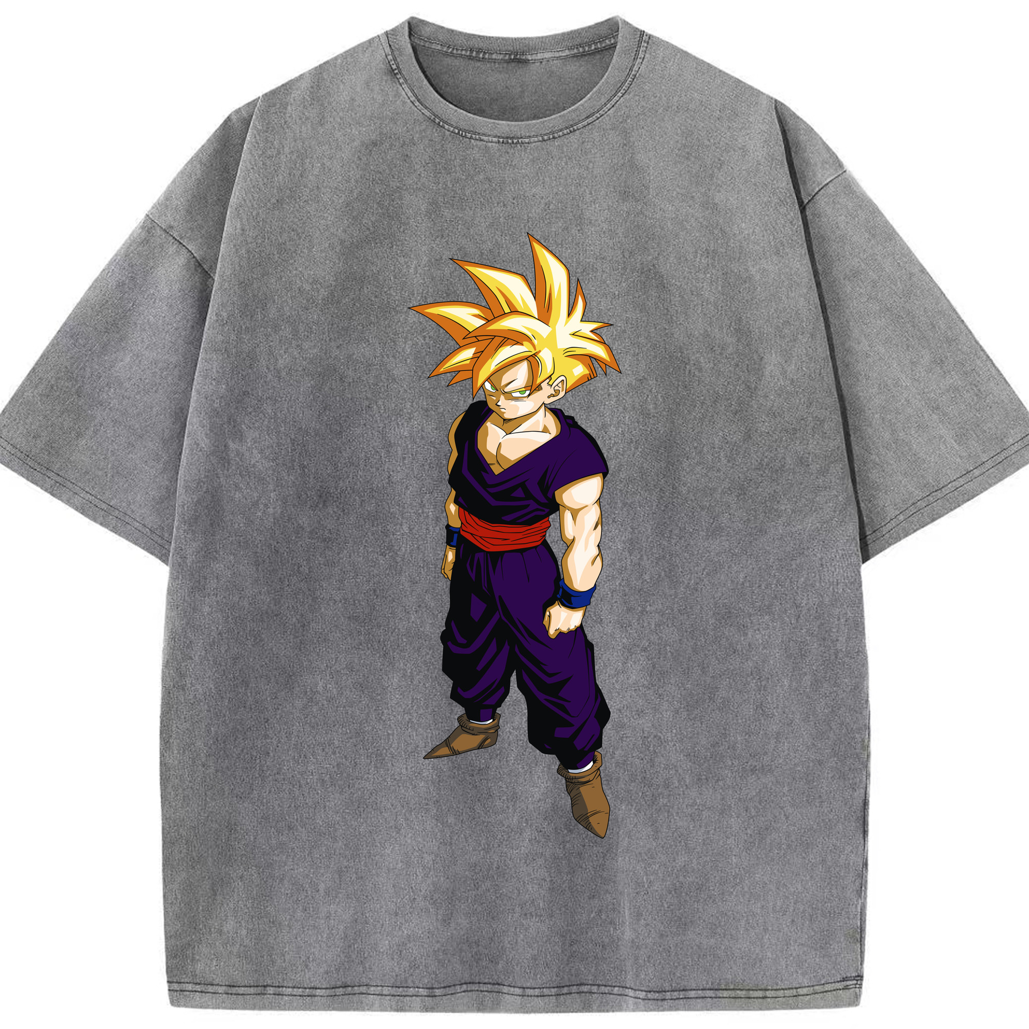 （画像用） ドラゴンボール ベジット DRAGON BALL Vegetto 綿100% ヴィンテージ風 半袖Tシャツ（フロントプリント）