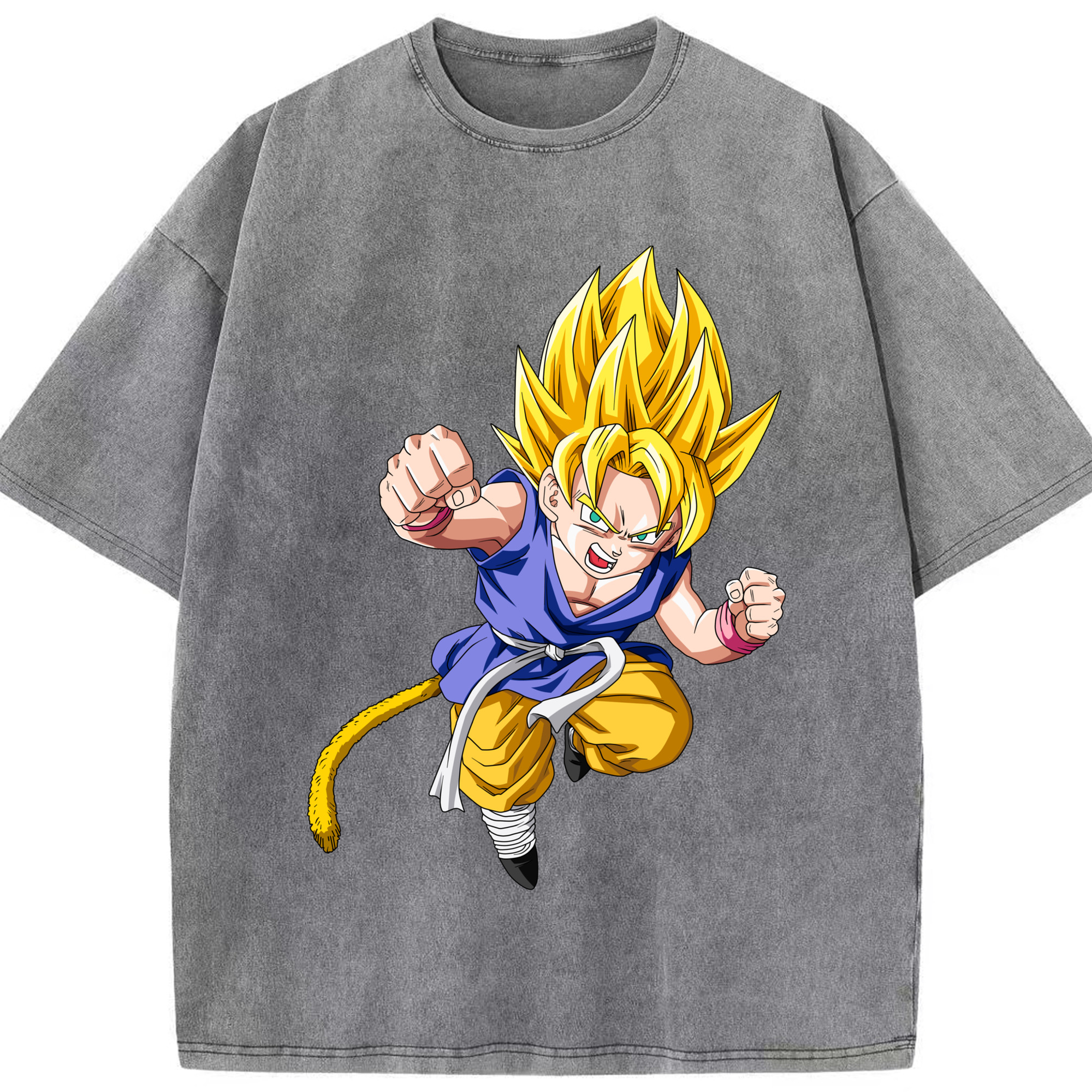 （画像用） ドラゴンボール ベジット DRAGON BALL Vegetto 綿100% ヴィンテージ風 半袖Tシャツ（フロントプリント）