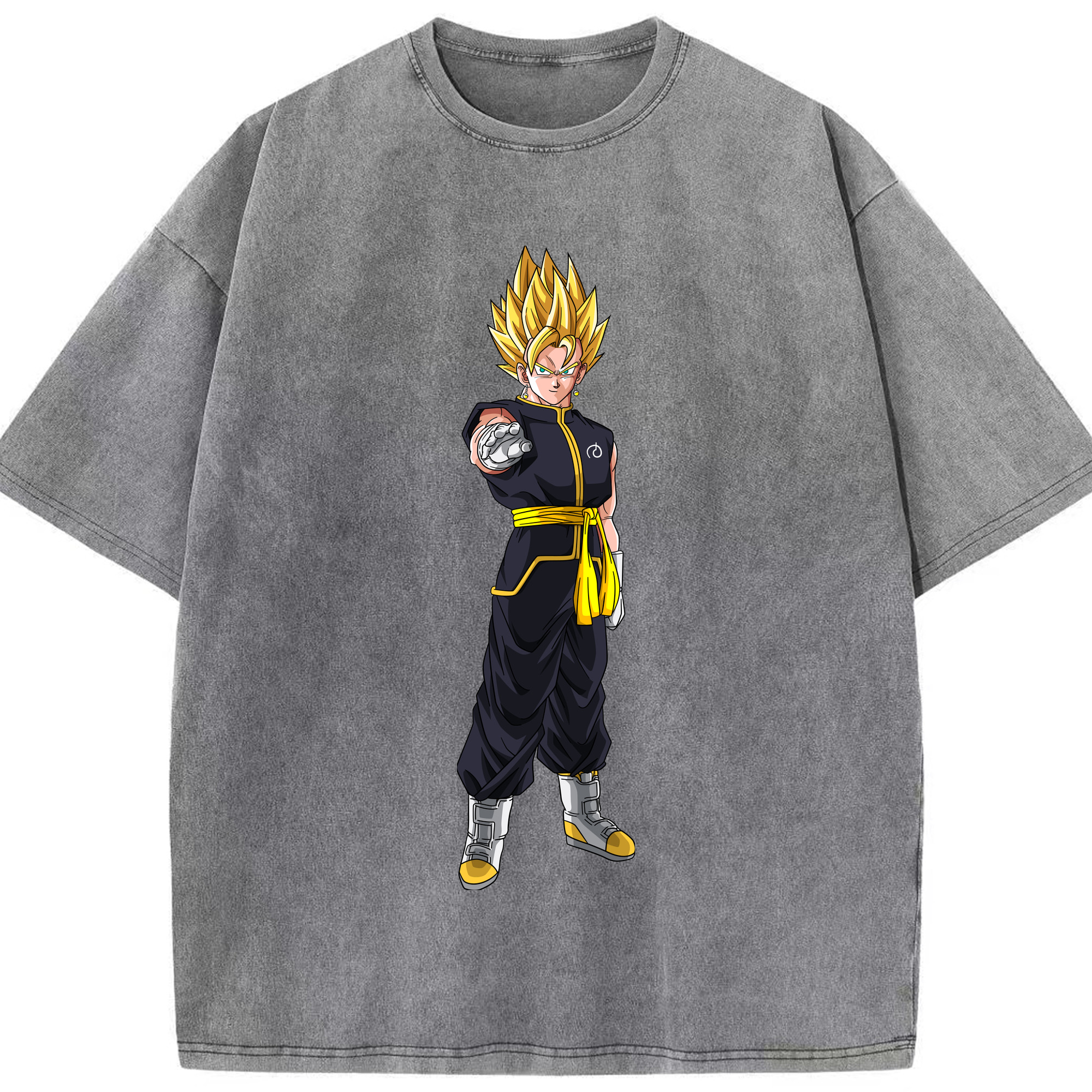 （画像用） ドラゴンボール ベジット DRAGON BALL Vegetto 綿100% ヴィンテージ風 半袖Tシャツ（フロントプリント）