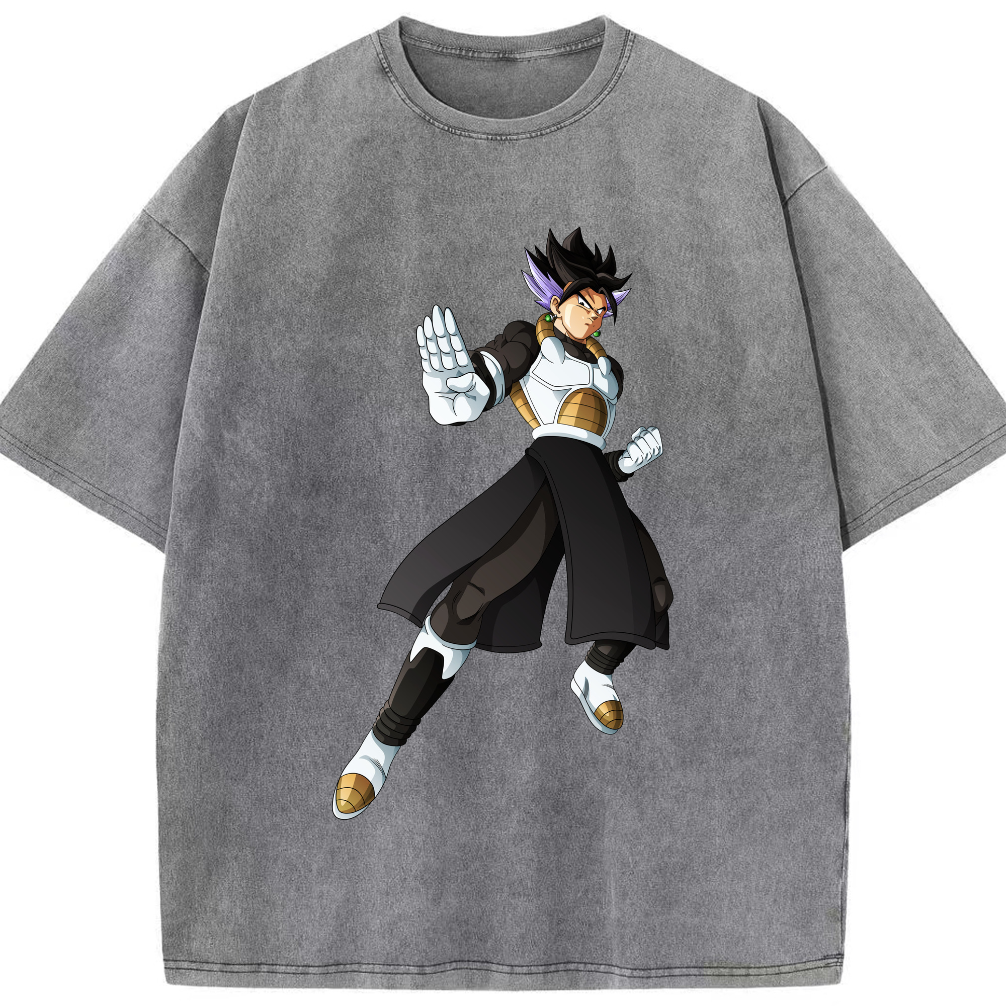 （画像用） ドラゴンボール ベジット DRAGON BALL Vegetto 綿100% ヴィンテージ風 半袖Tシャツ（フロントプリント）