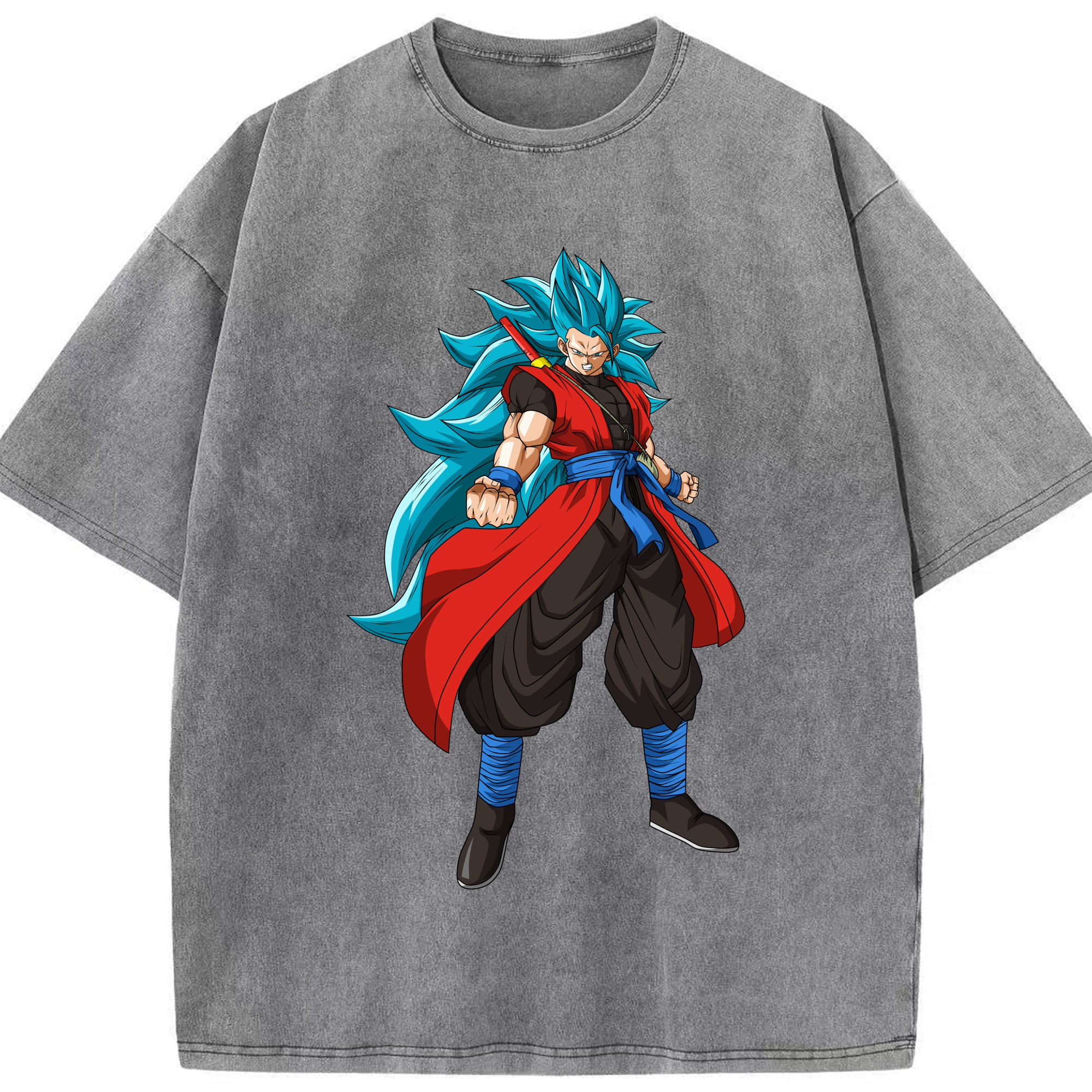 （画像用） ドラゴンボール ベジット DRAGON BALL Vegetto 綿100% ヴィンテージ風 半袖Tシャツ（フロントプリント）