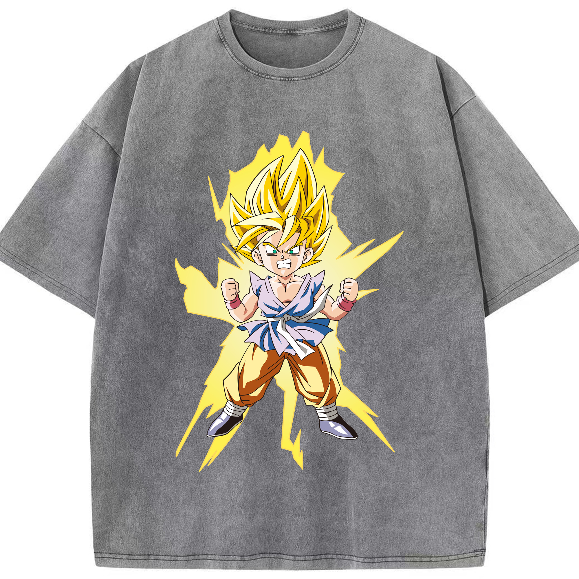 （画像用） ドラゴンボール ベジット DRAGON BALL Vegetto 綿100% ヴィンテージ風 半袖Tシャツ（フロントプリント）