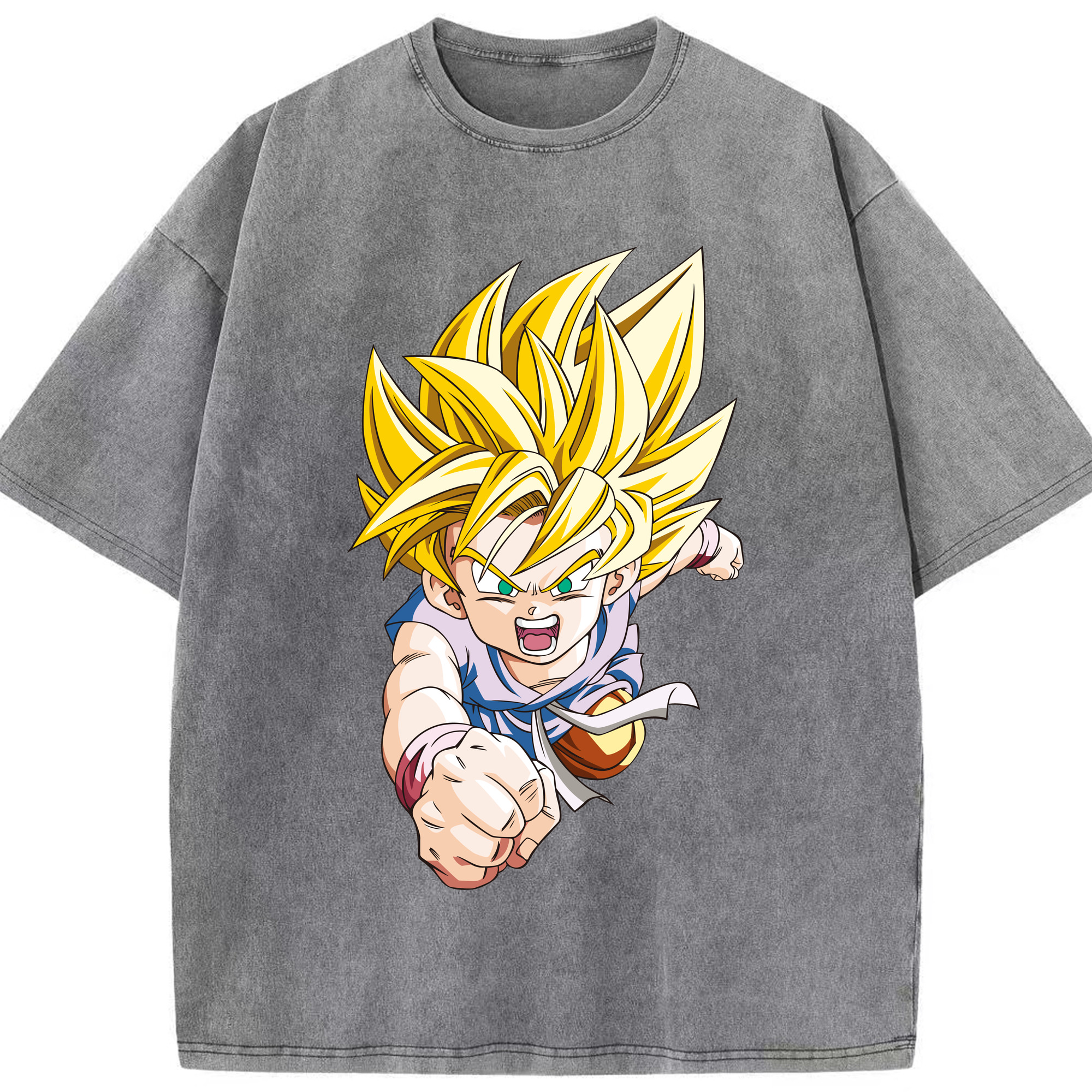 （画像用） ドラゴンボール ベジット DRAGON BALL Vegetto 綿100% ヴィンテージ風 半袖Tシャツ（フロントプリント）