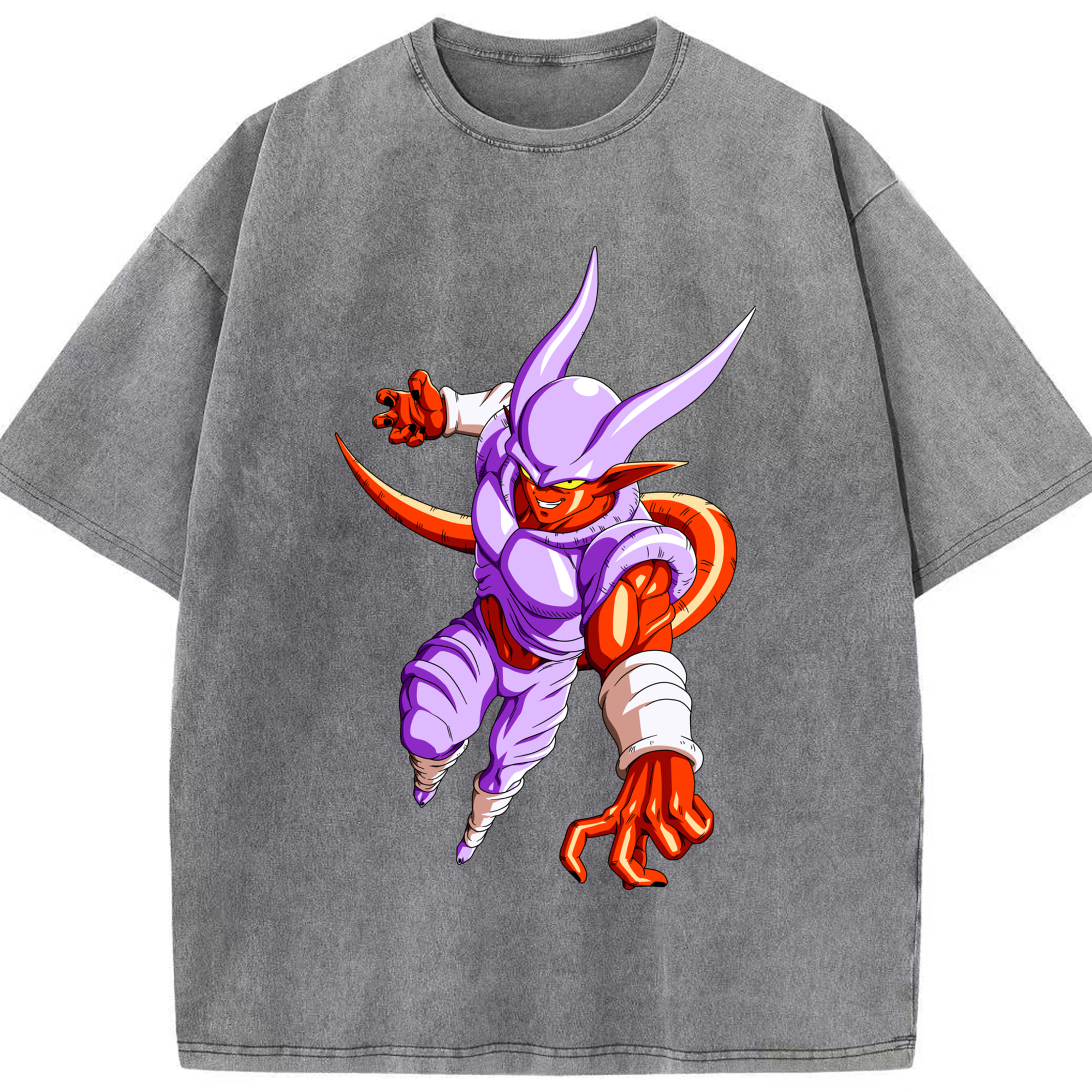（画像用） ドラゴンボール ジャネンバ DRAGON BALL Janemba 綿100% ヴィンテージ風 半袖Tシャツ（フロントプリント）