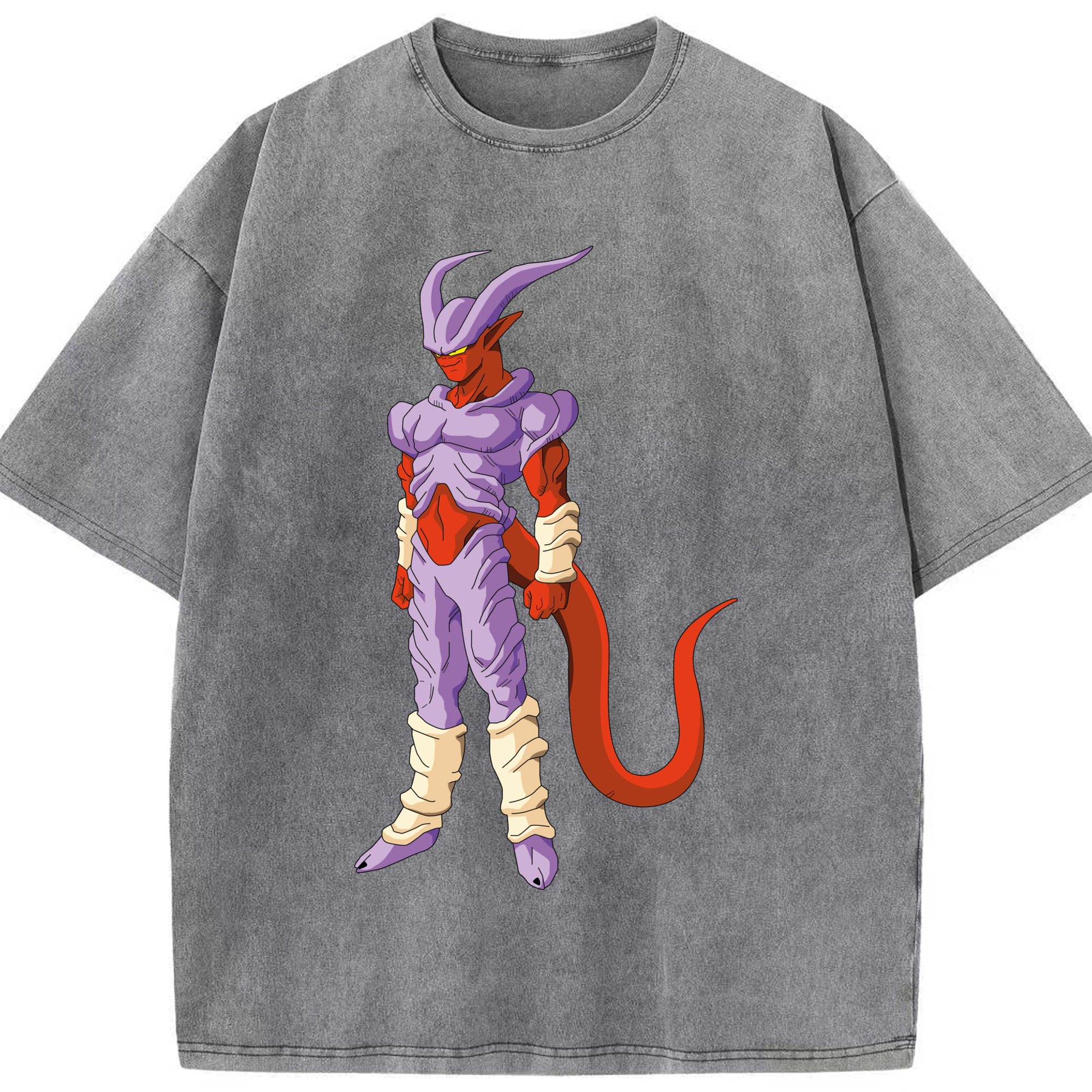 （画像用） ドラゴンボール ジャネンバ DRAGON BALL Janemba 綿100% ヴィンテージ風 半袖Tシャツ（フロントプリント）
