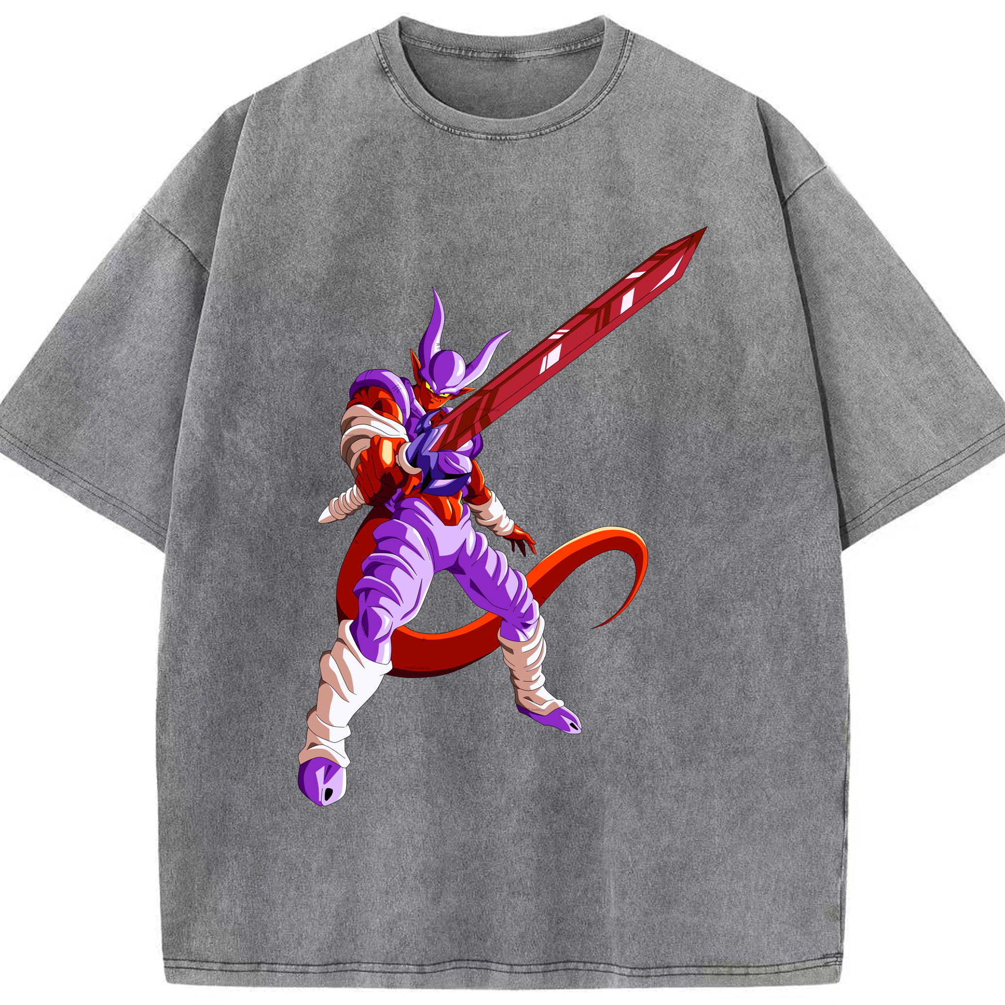 （画像用） ドラゴンボール ジャネンバ DRAGON BALL Janemba 綿100% ヴィンテージ風 半袖Tシャツ（フロントプリント）