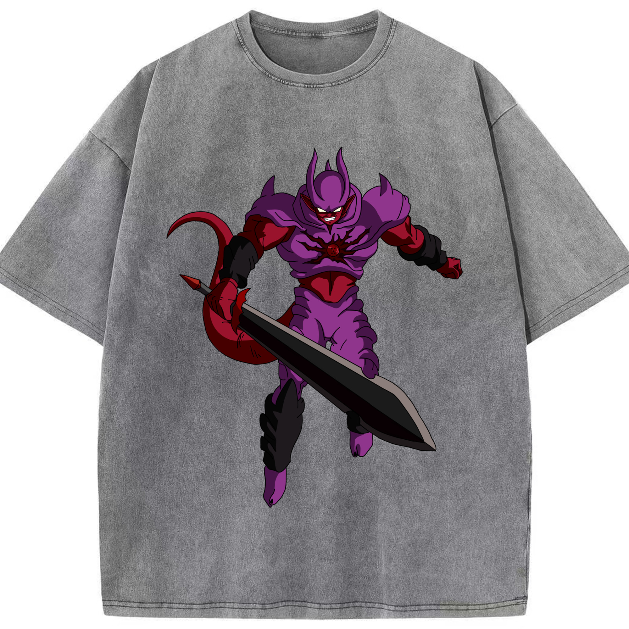 （画像用） ドラゴンボール ジャネンバ DRAGON BALL Janemba 綿100% ヴィンテージ風 半袖Tシャツ（フロントプリント）