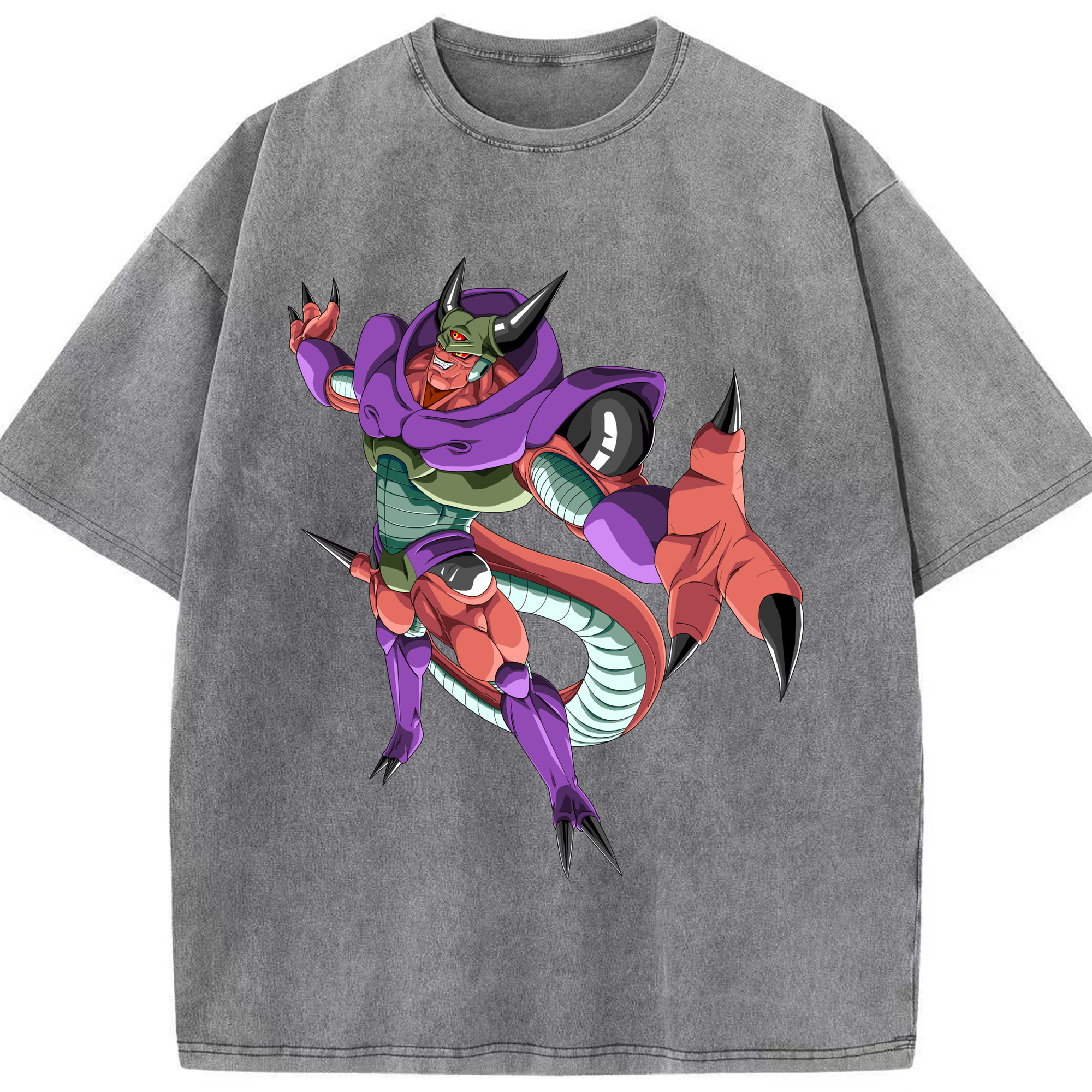 （画像用） ドラゴンボール ジャネンバ DRAGON BALL Janemba 綿100% ヴィンテージ風 半袖Tシャツ（フロントプリント）